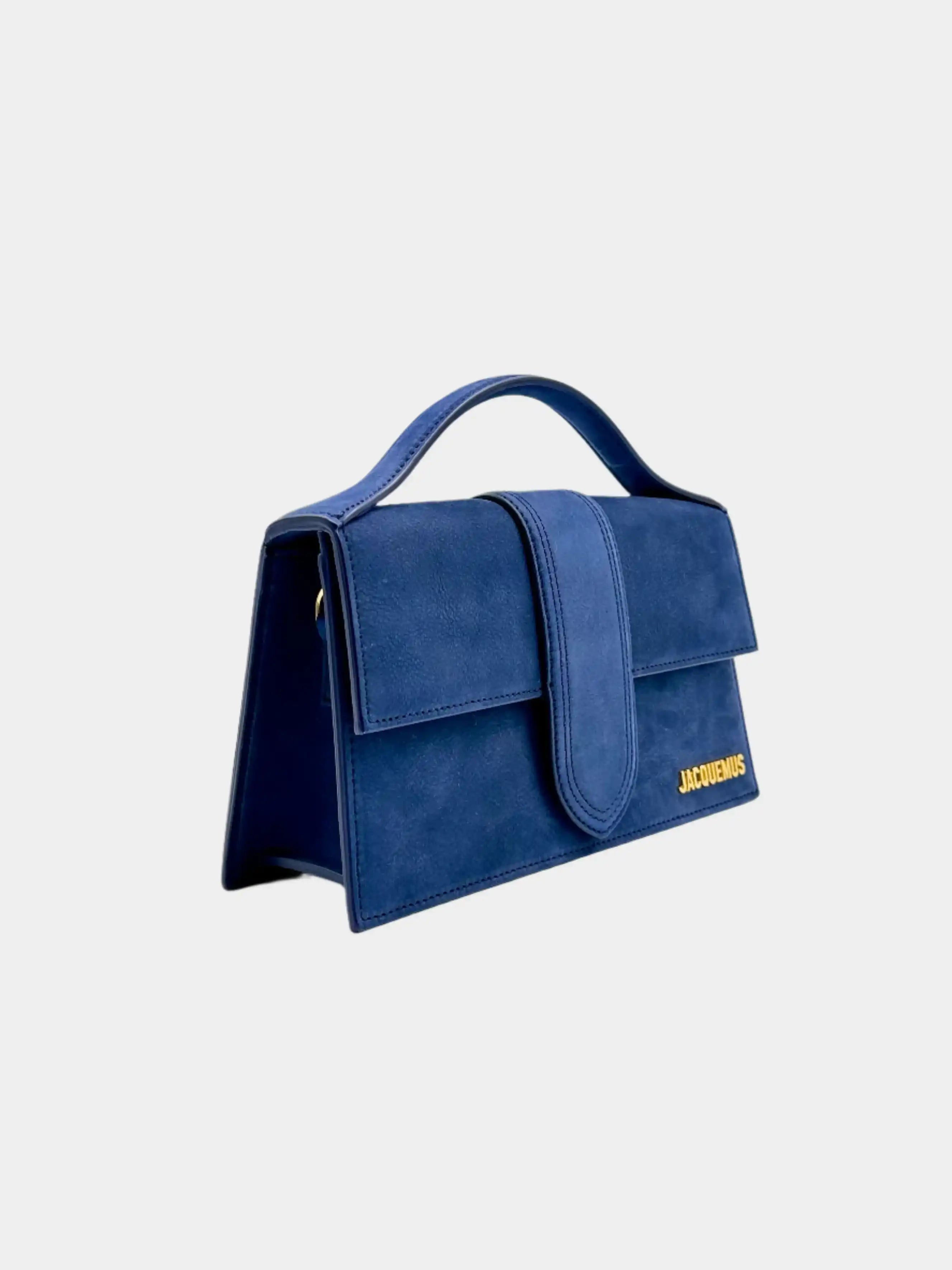 Borsa Le Grand Bambino in Suede Blu Scuro