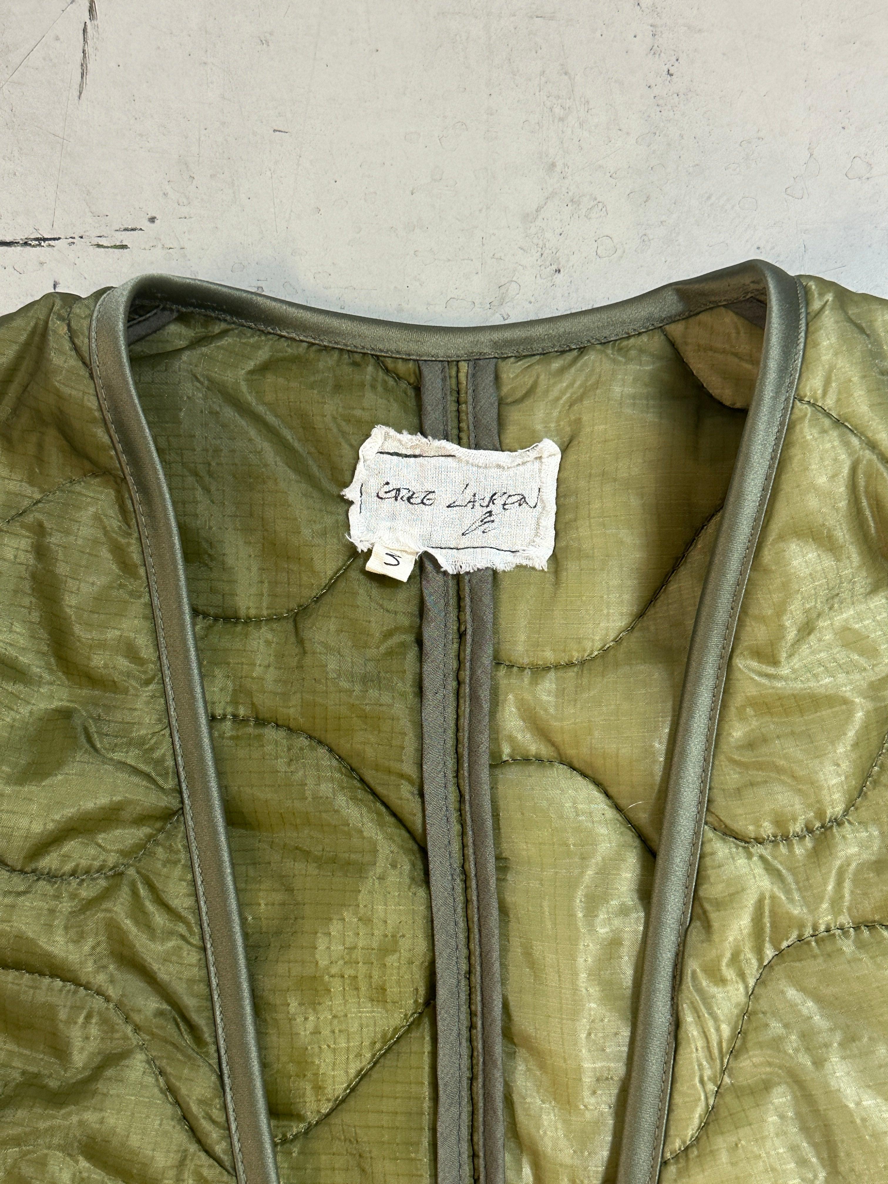 Puffy Cropped Jacket “Army”