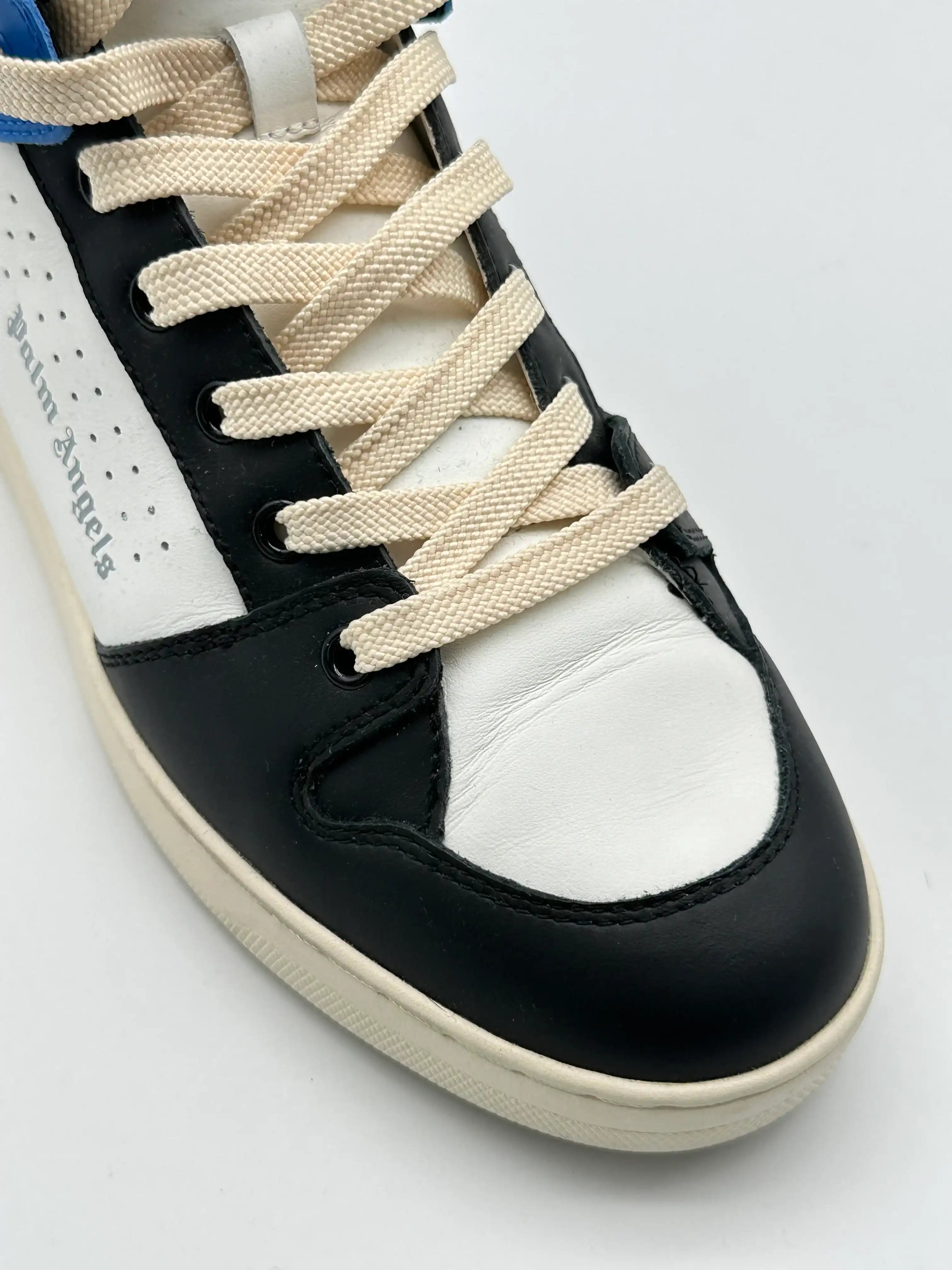 Two-Tone High-Top Sneakers