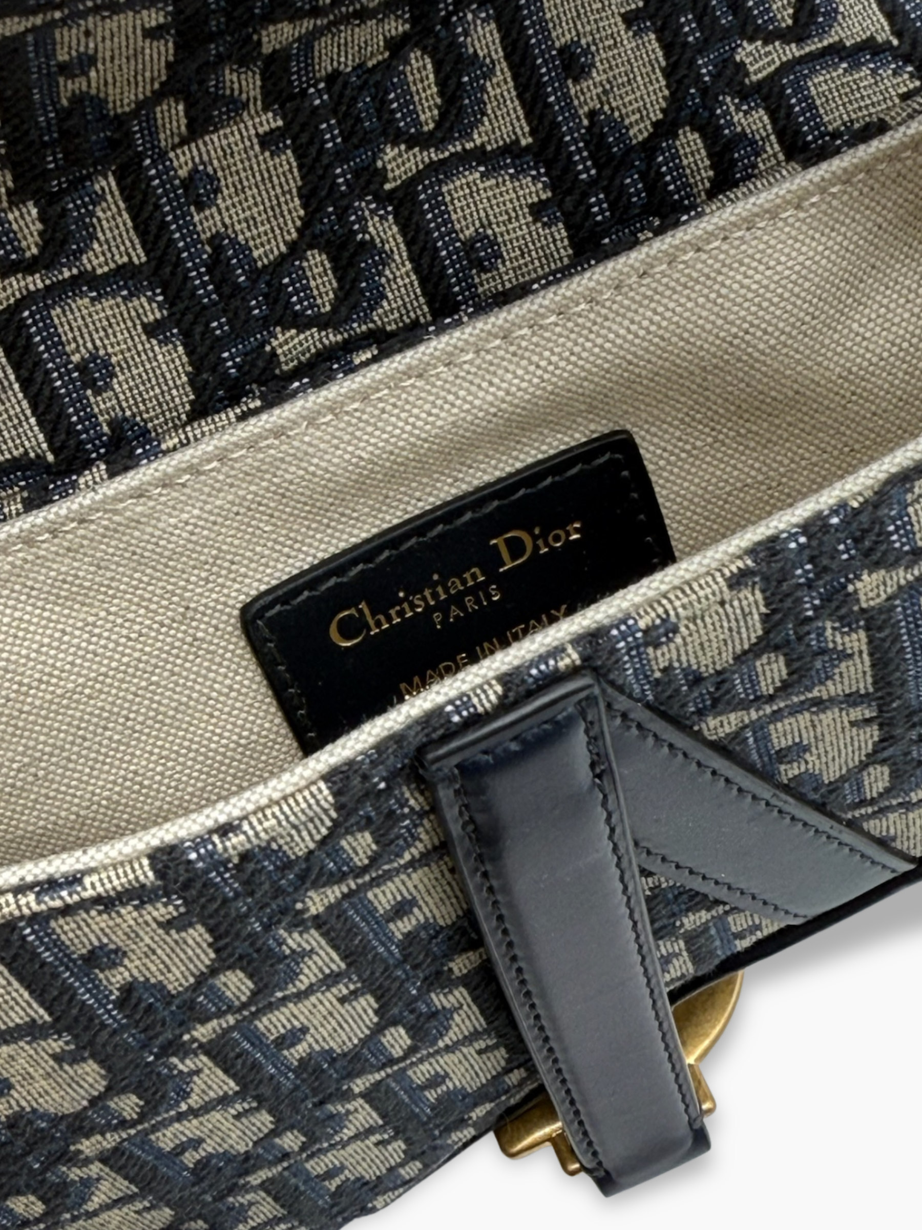 Borsa Saddle Jacquard Mini