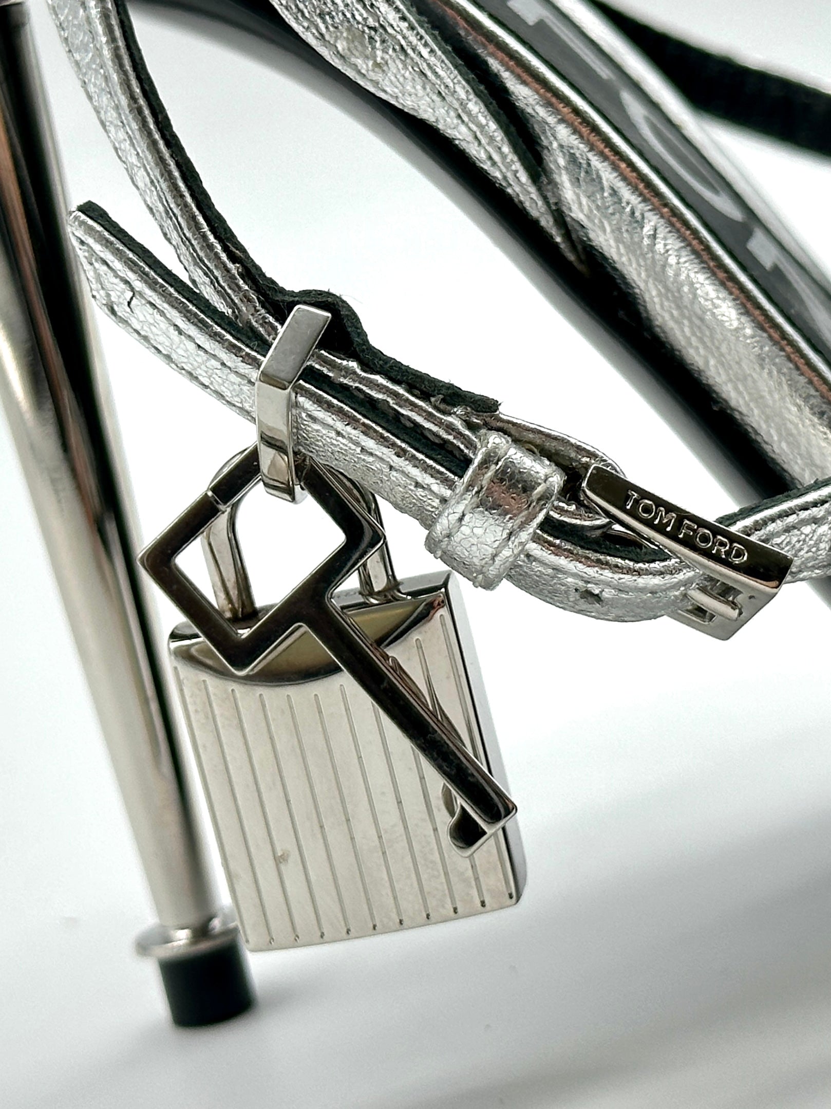 Padlock Silver Heels