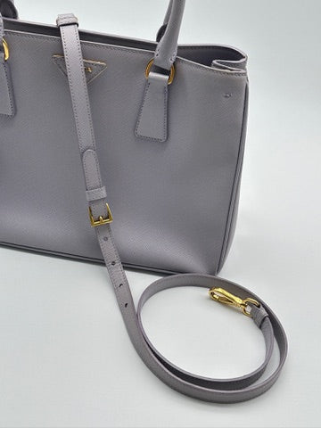Borsa Prada In Pelle Saffiano Lavanda