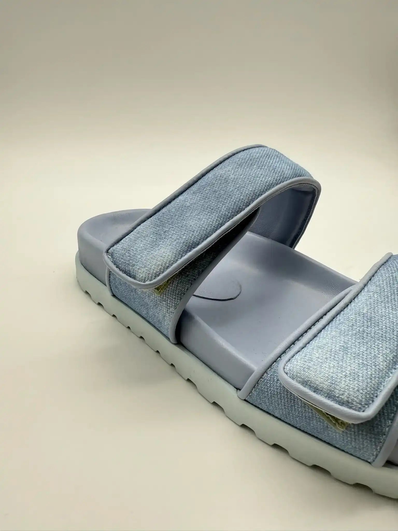 Sandali In Denim Azzurro