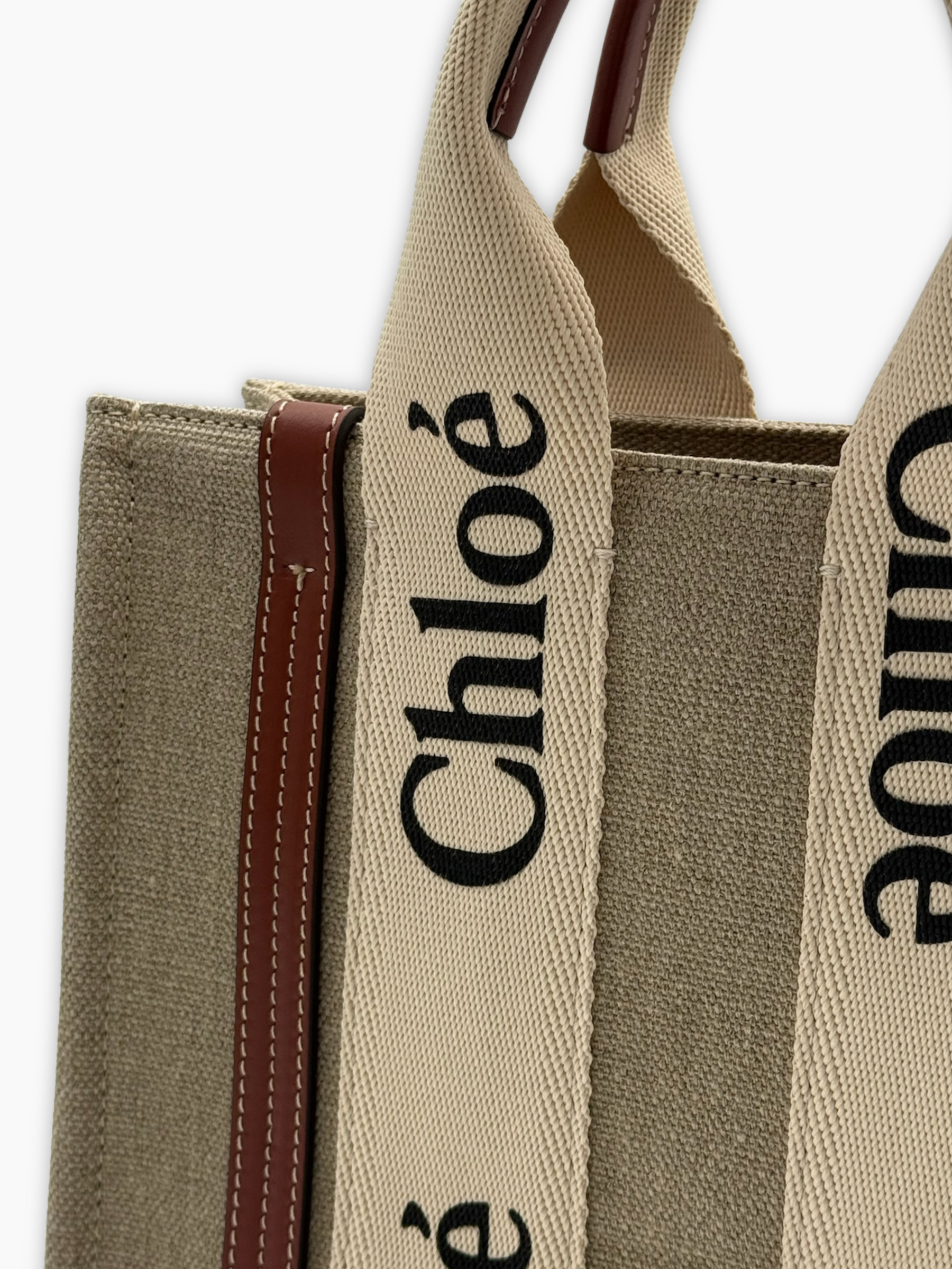 Small Beige Tote Bag