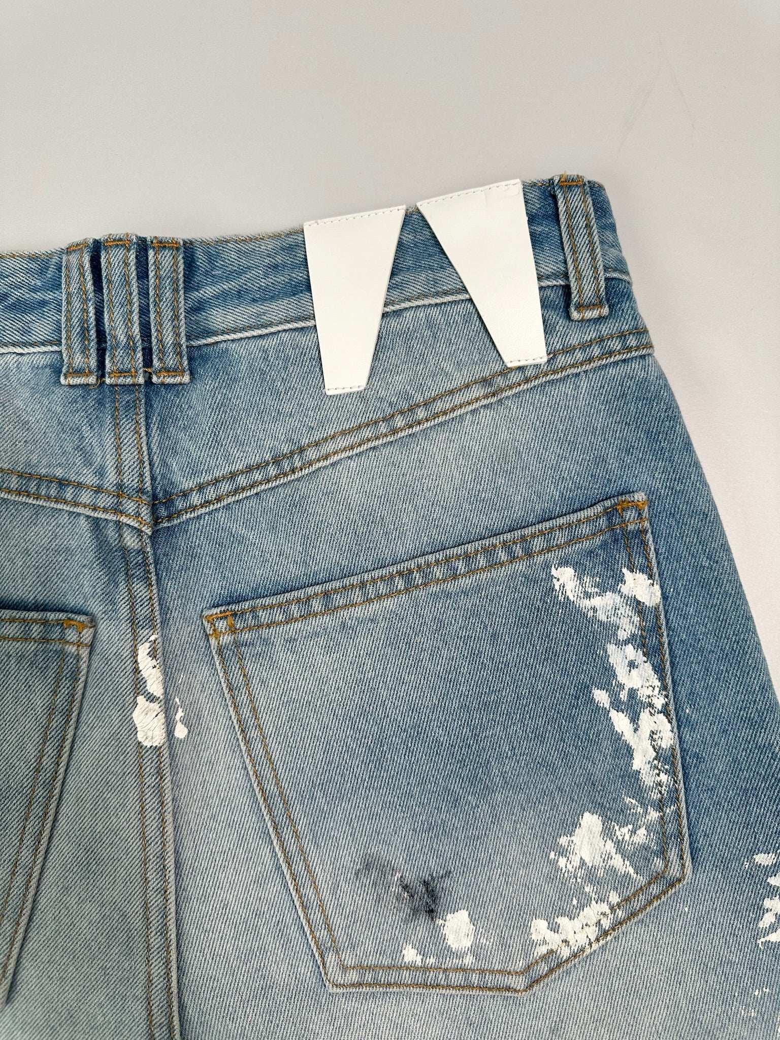 Blue Jeans with Painted Effect