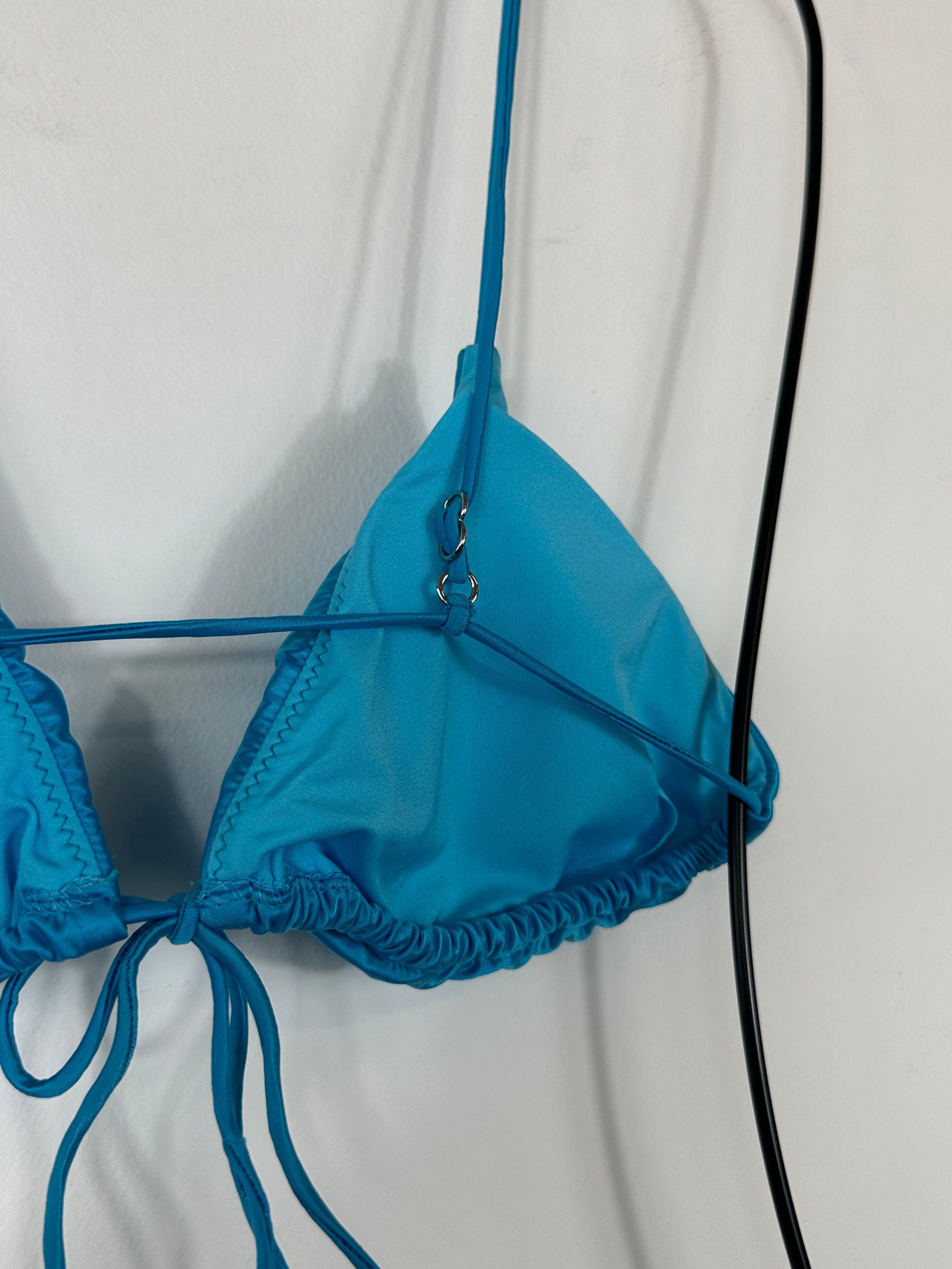 Light Blue Triangle Bikini