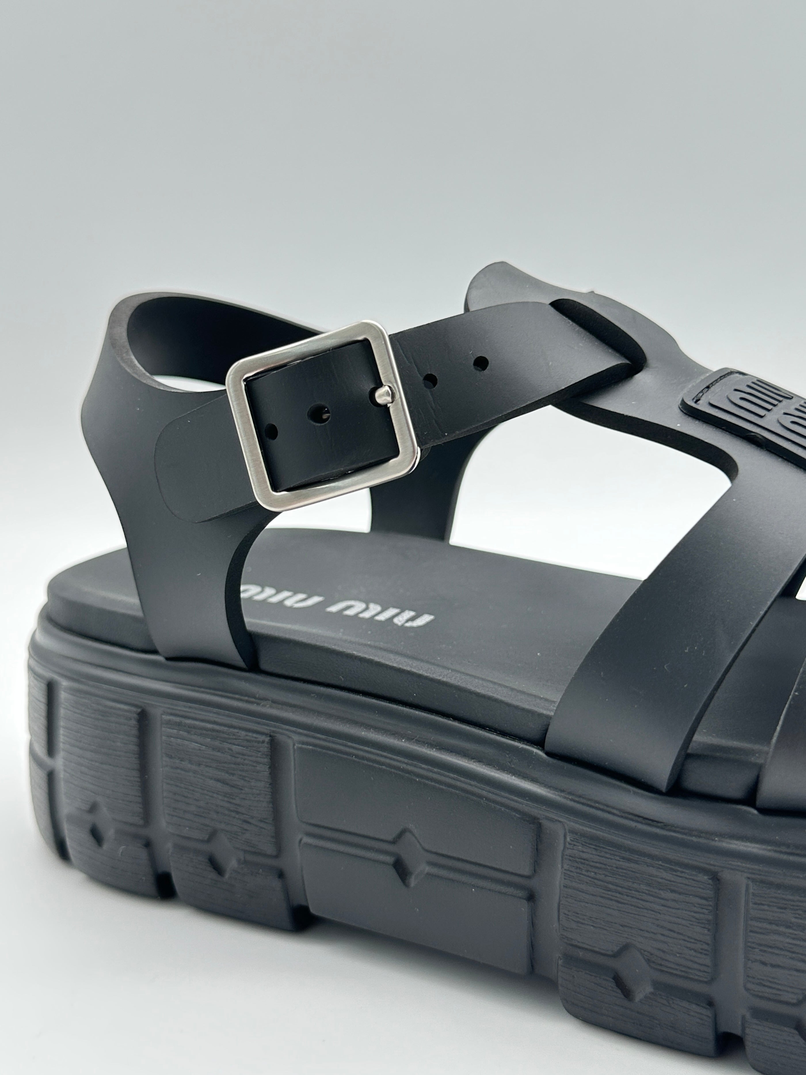 Platform Sandals With Logo