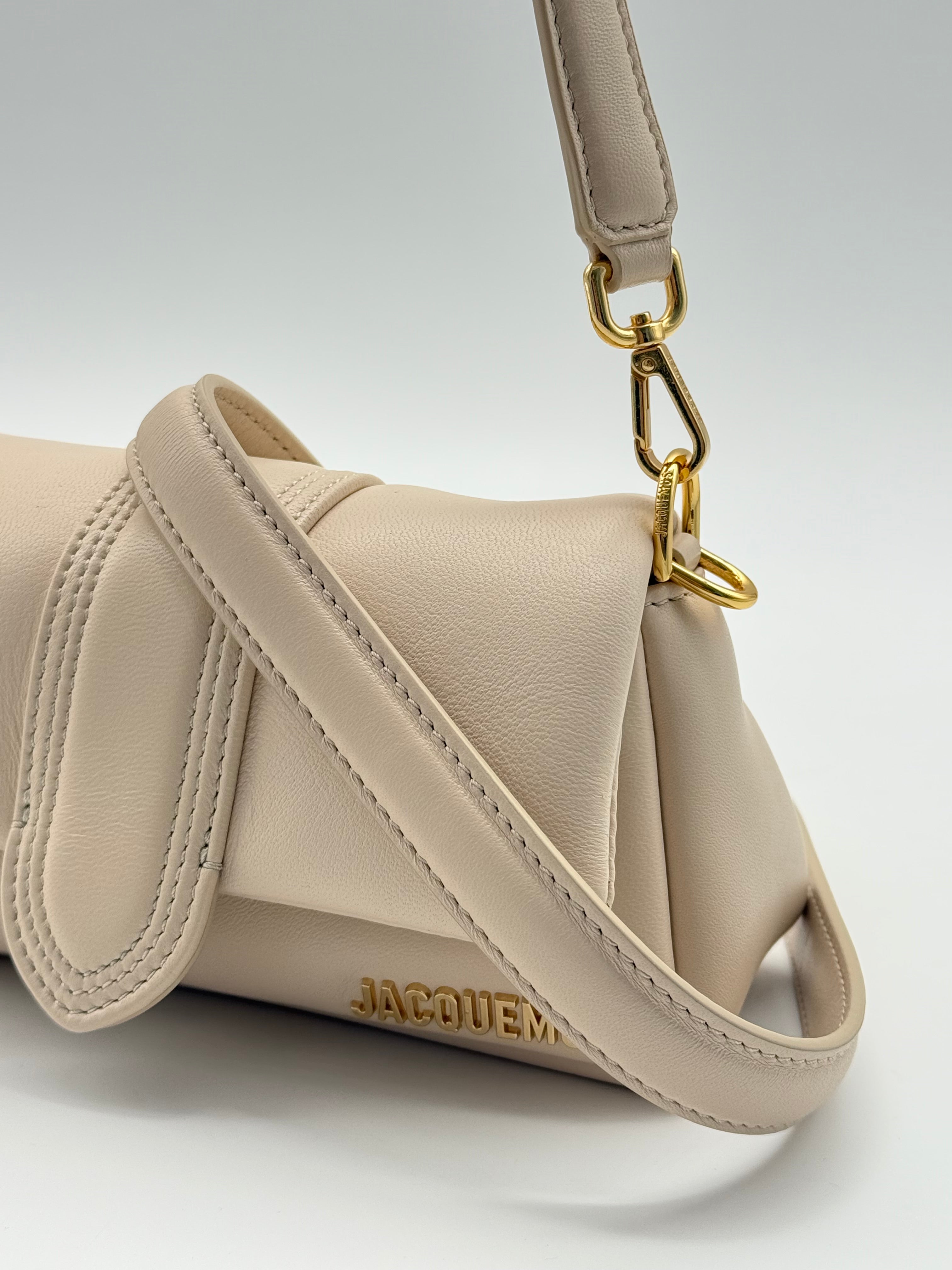 Borsa Le Petit Bambimou In Pelle Panna