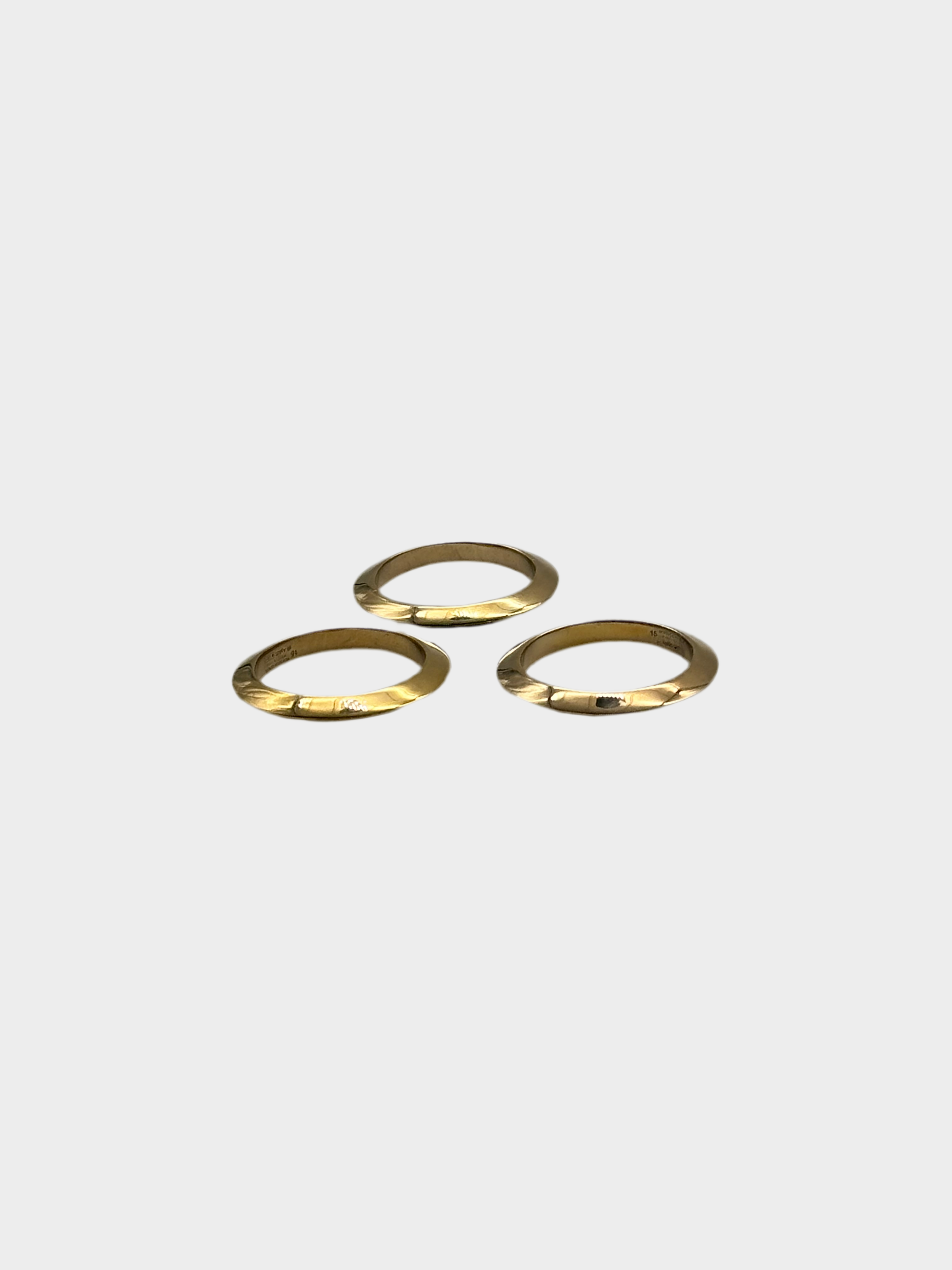 Triple Gold Rings