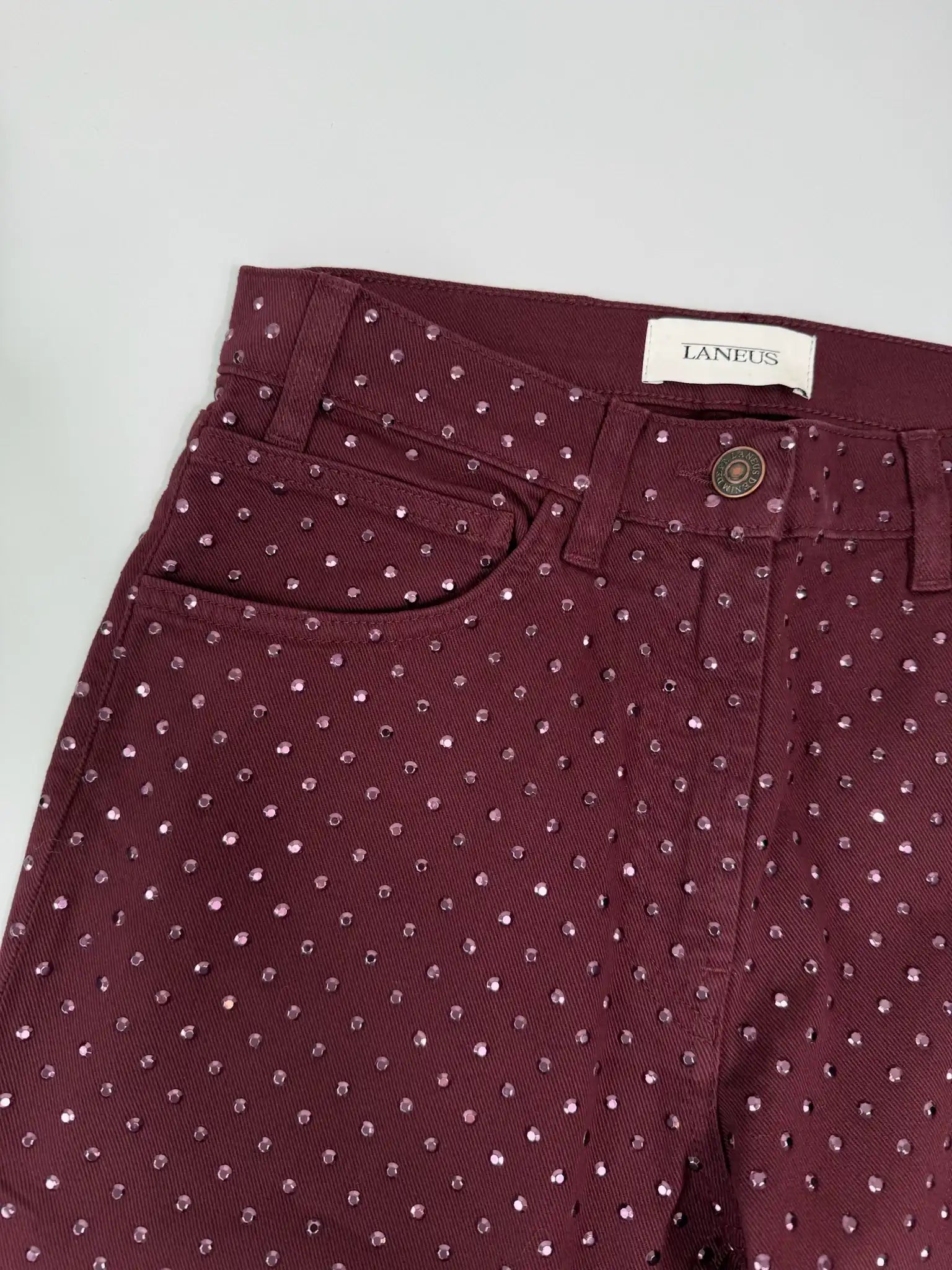 Jeans With Applied Studs