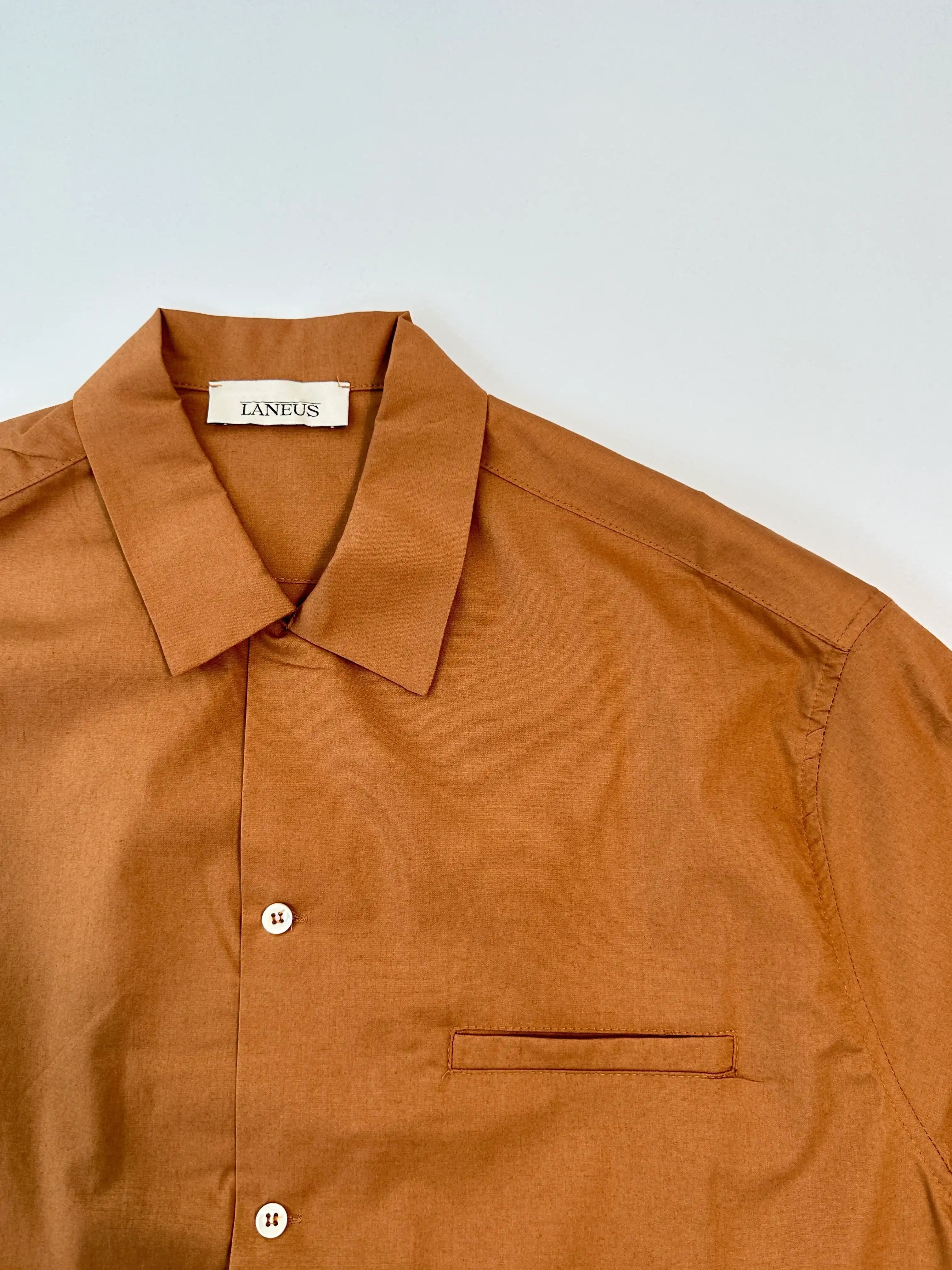 Tobacco Brown Short Sleeve Shirt
