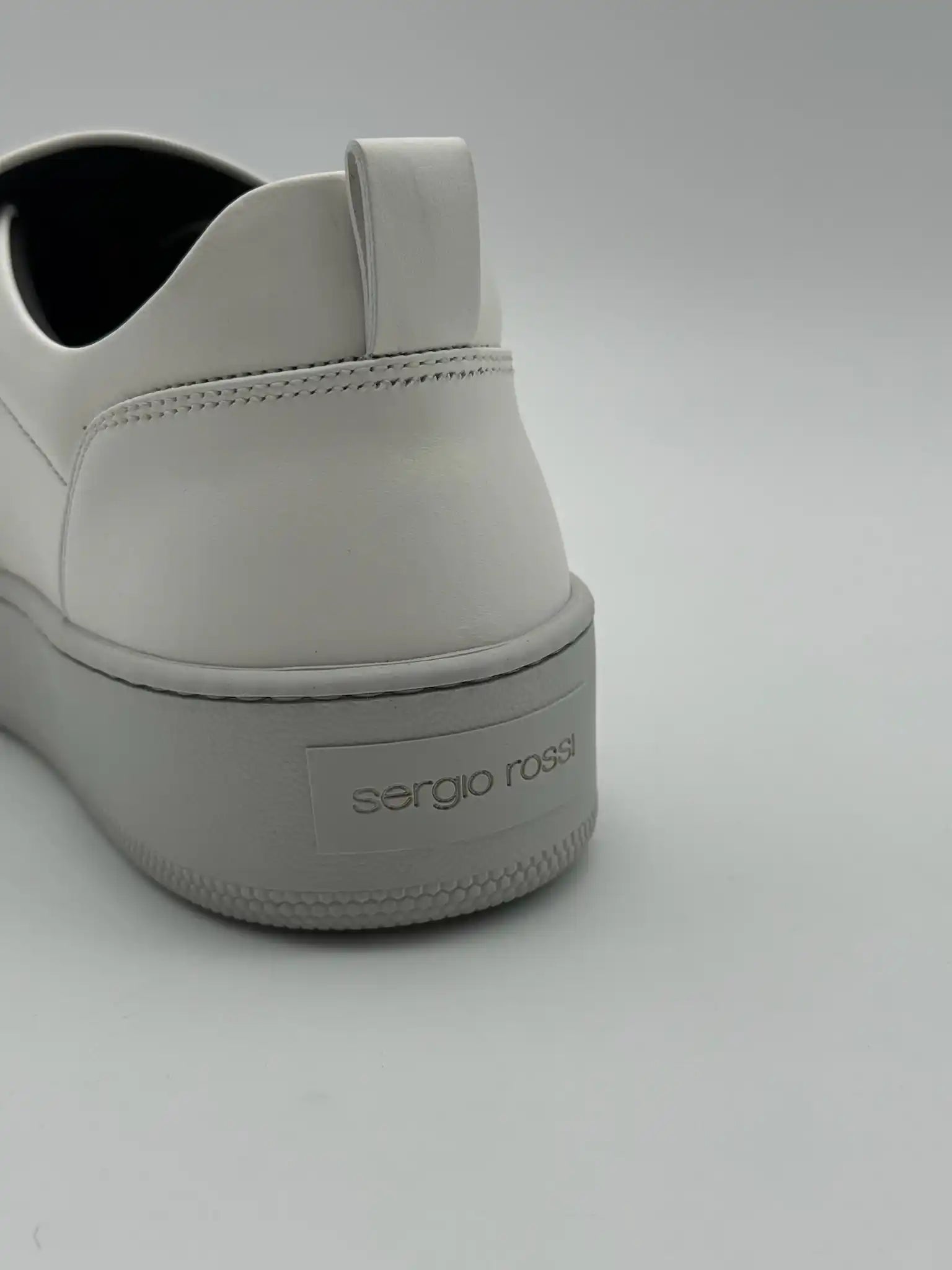 Sneakers Bianche In Pelle