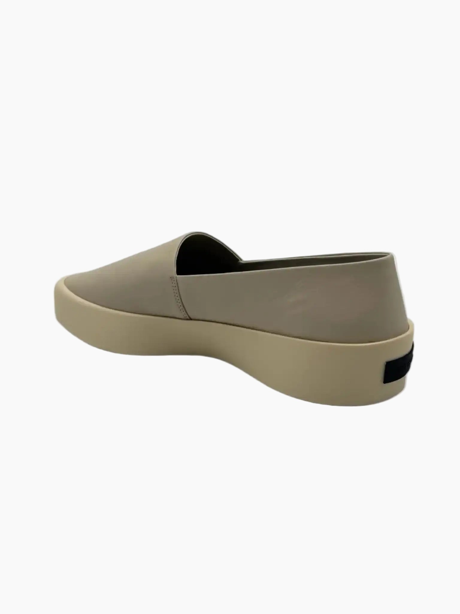 Beige Leather Loafers