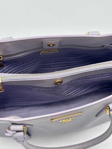 Borsa Prada In Pelle Saffiano Lavanda
