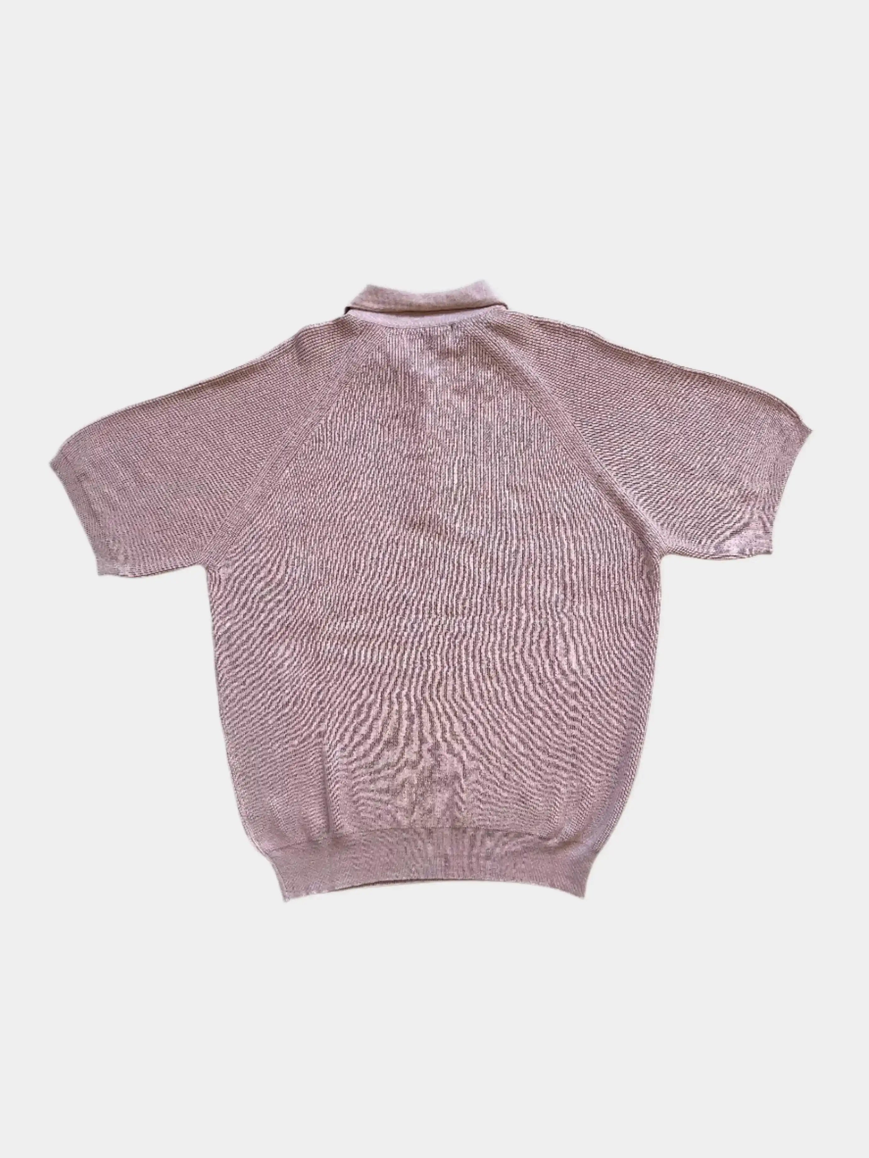 Short-Sleeved Knit Polo