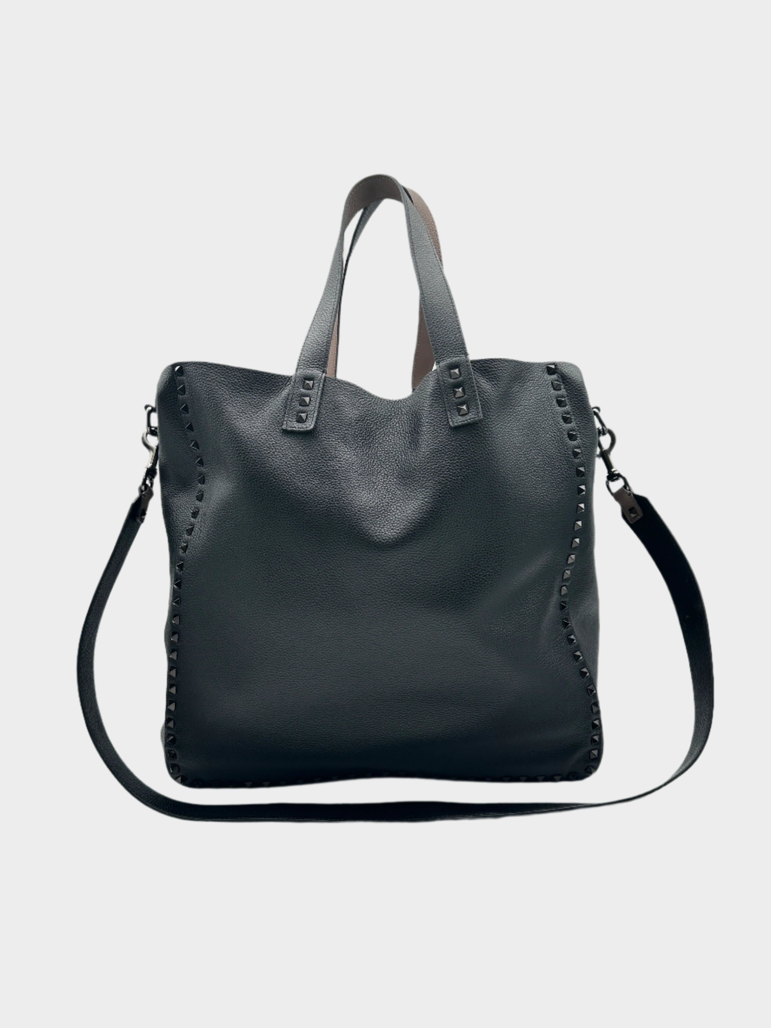 Leather Double Tote Bag