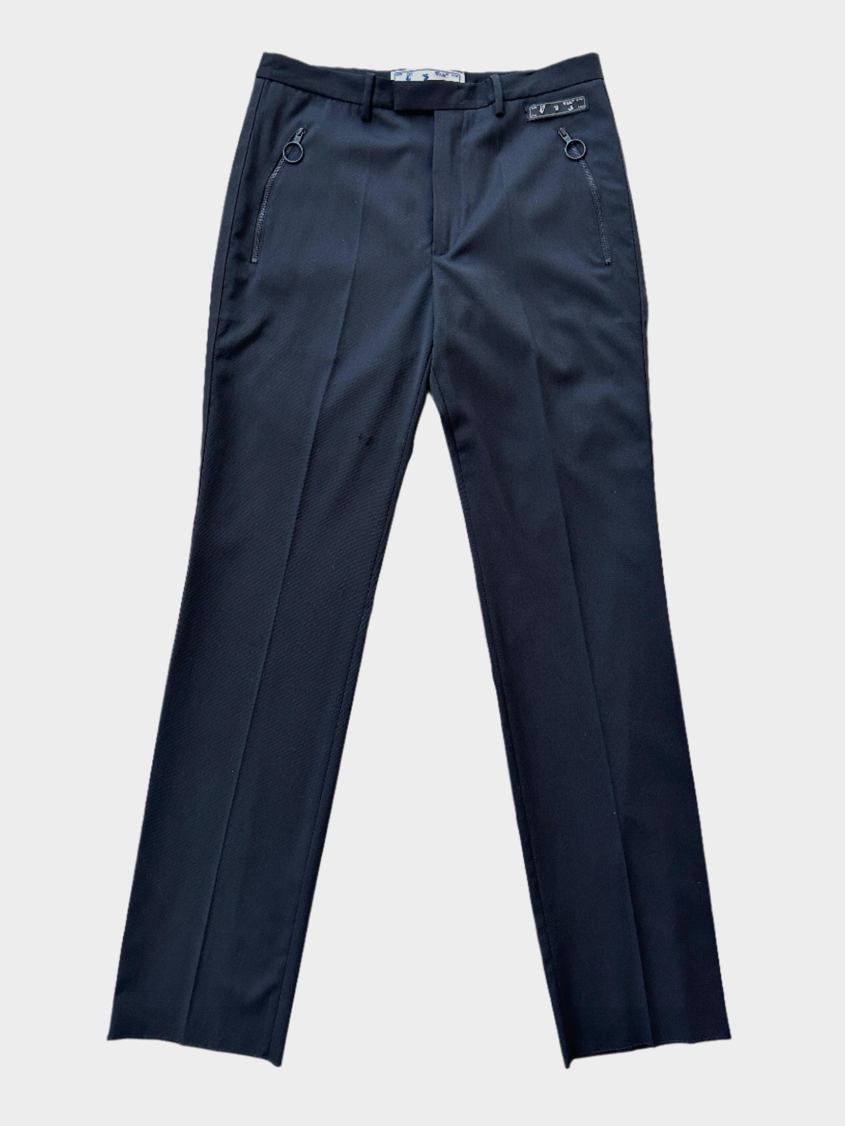 Zipped Clean Pants