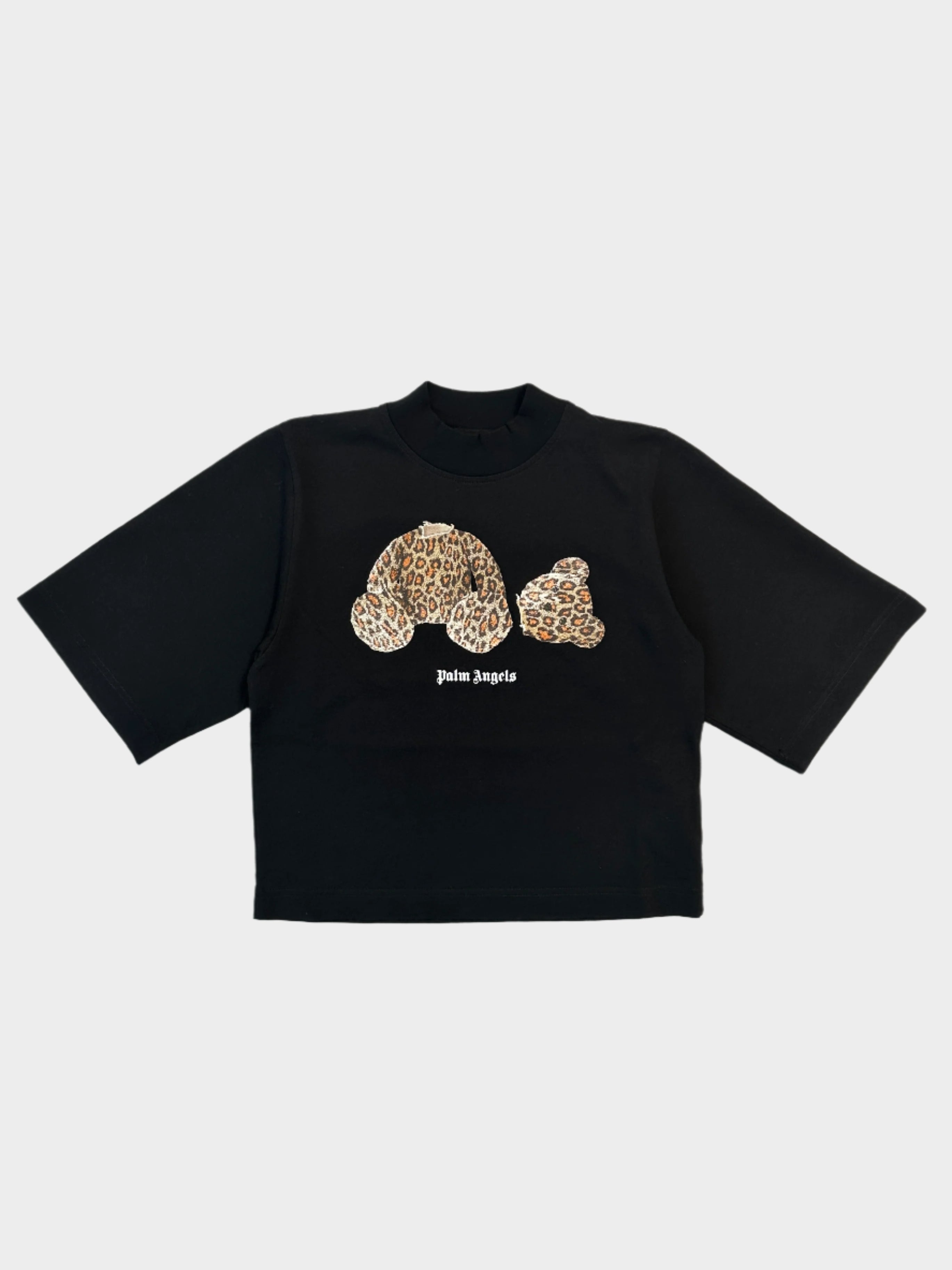 Cropped Leopard Broken Bear T-Shirt
