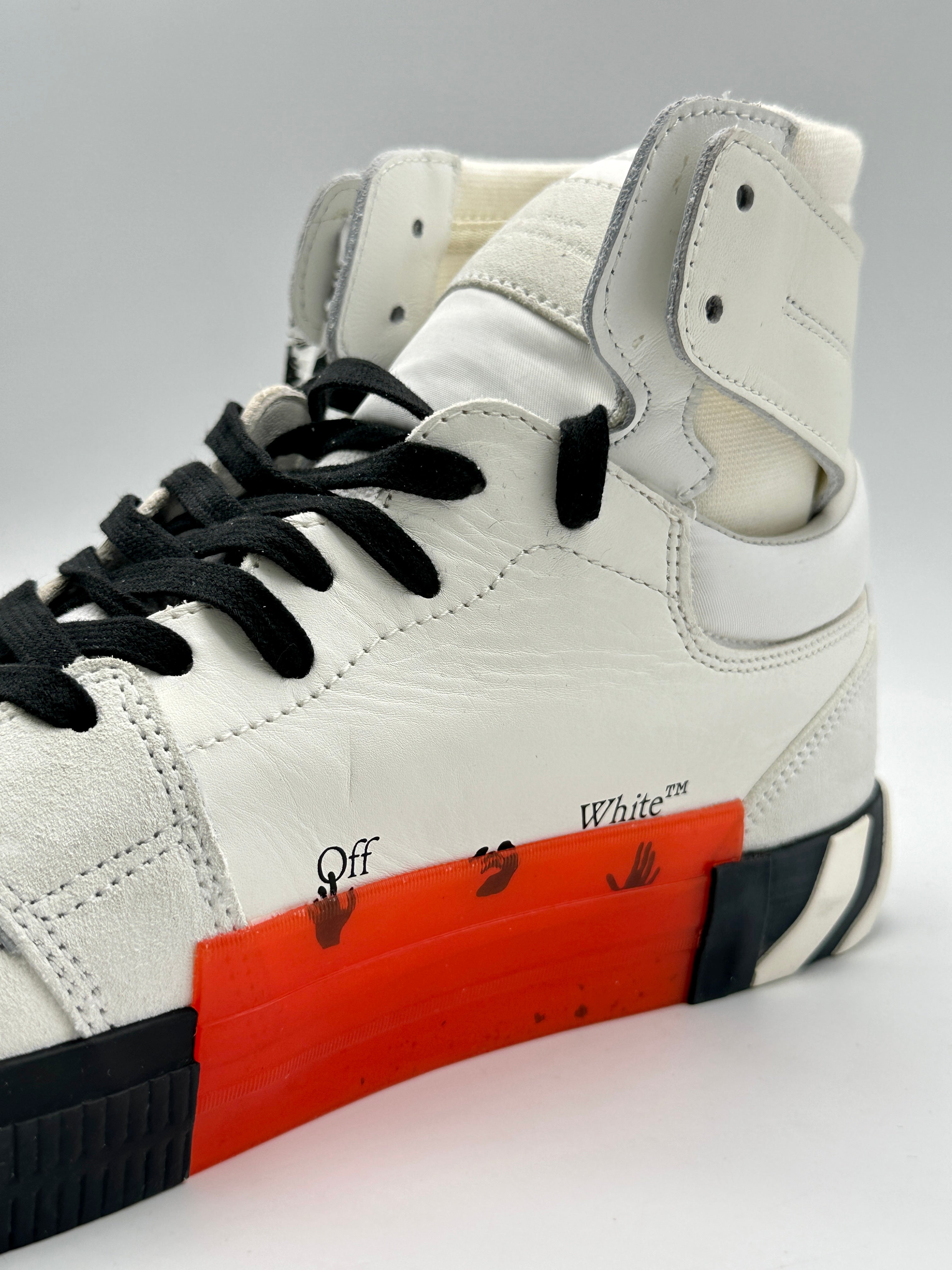 Vulcanized Leather High Sneakers