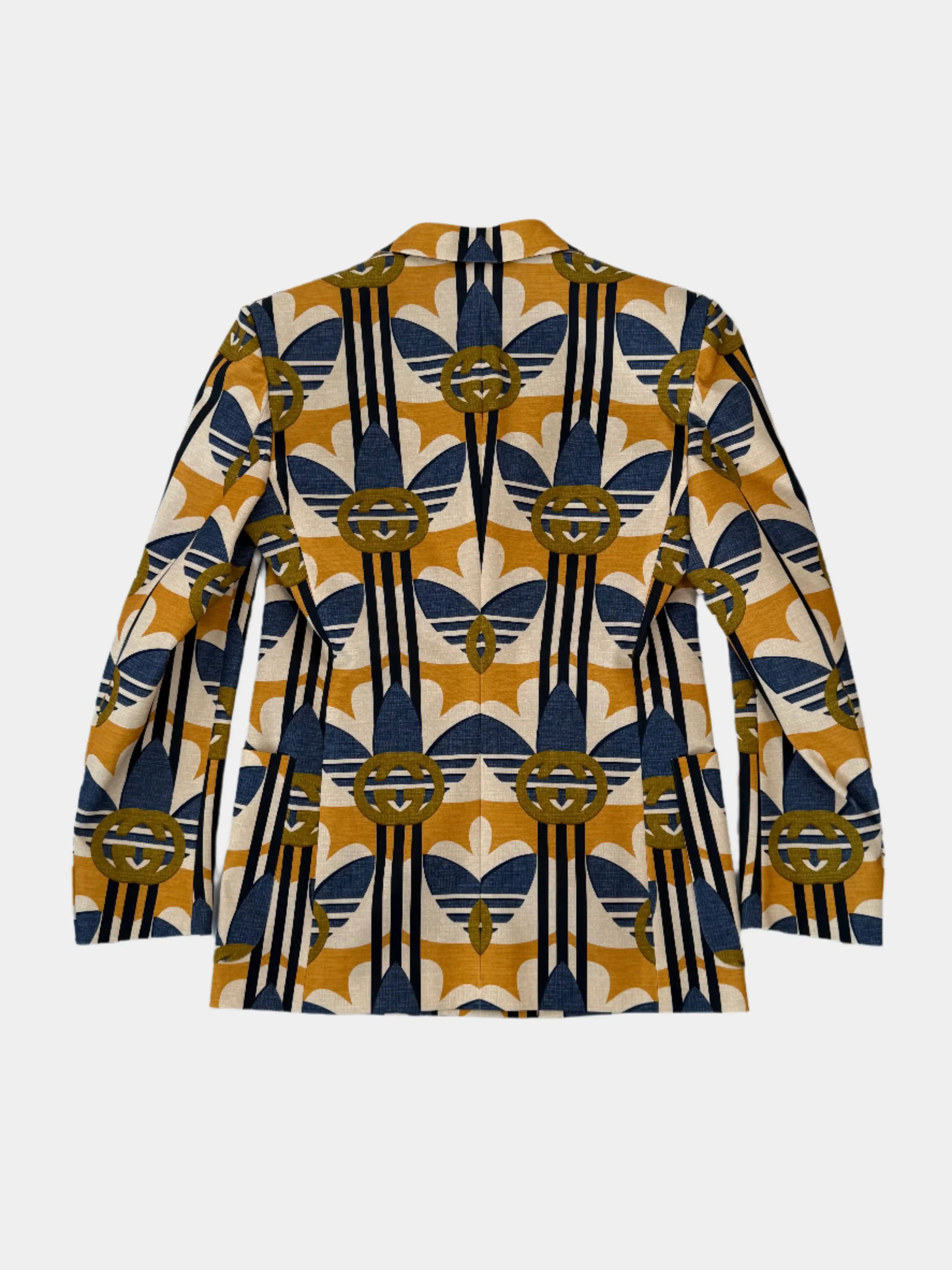 Double Breasted Blazer With Classic Pattern