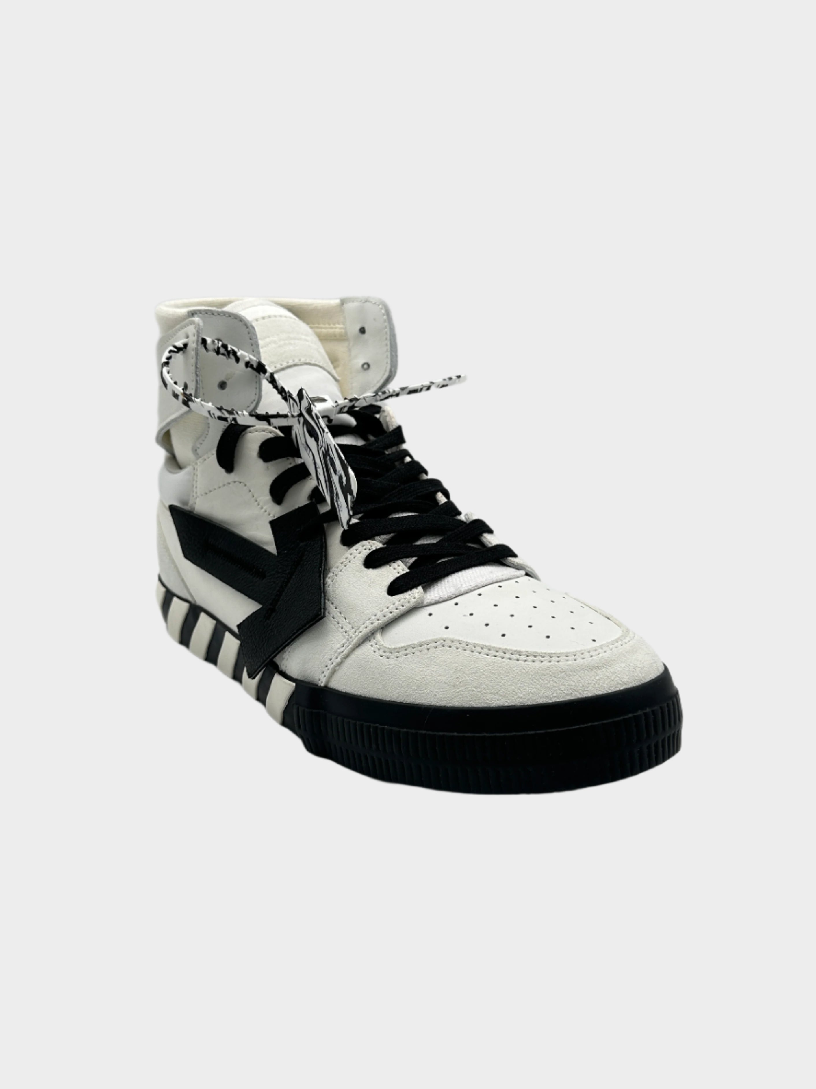 Vulcanized Leather High Sneakers