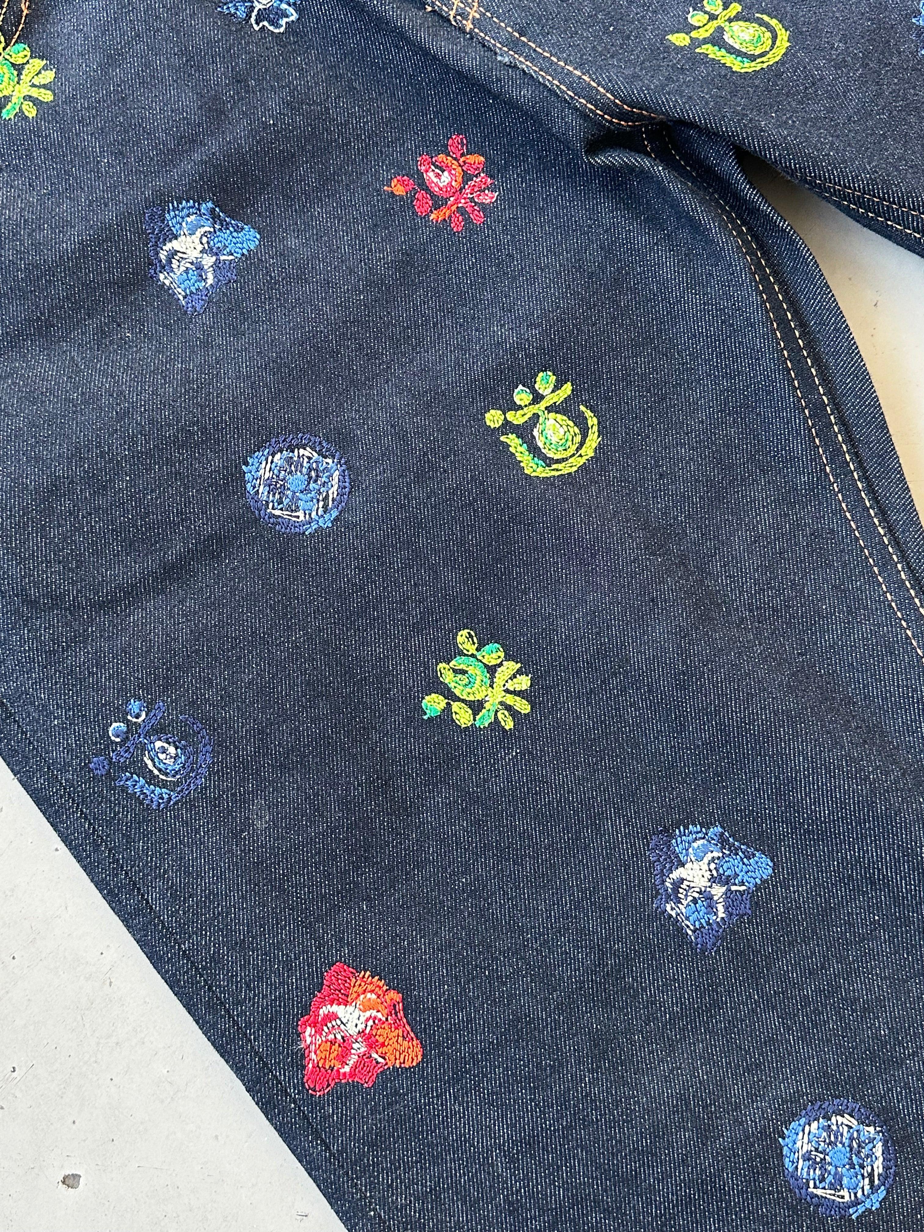 Embroidery Jeans