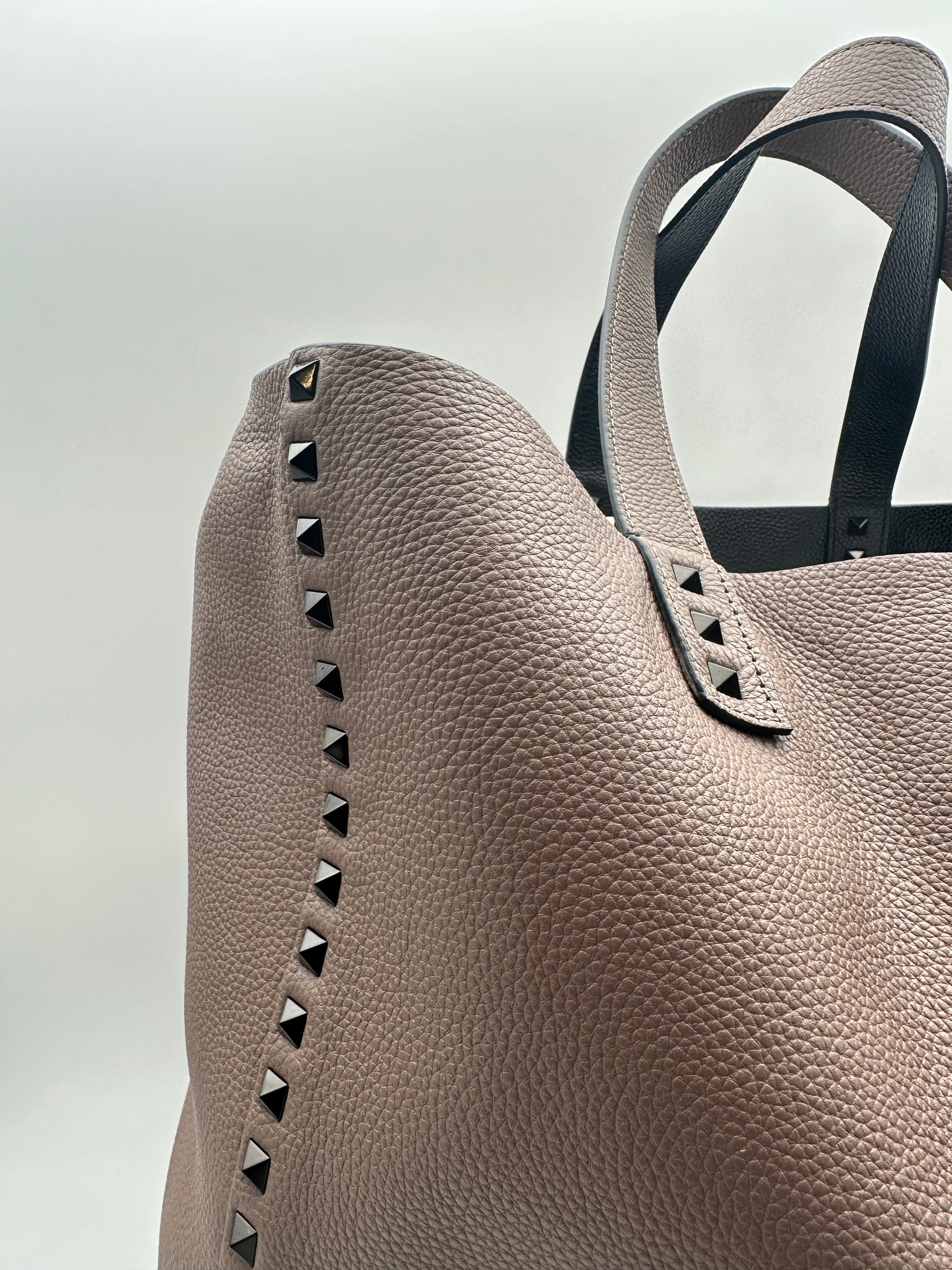 Leather Double Tote Bag