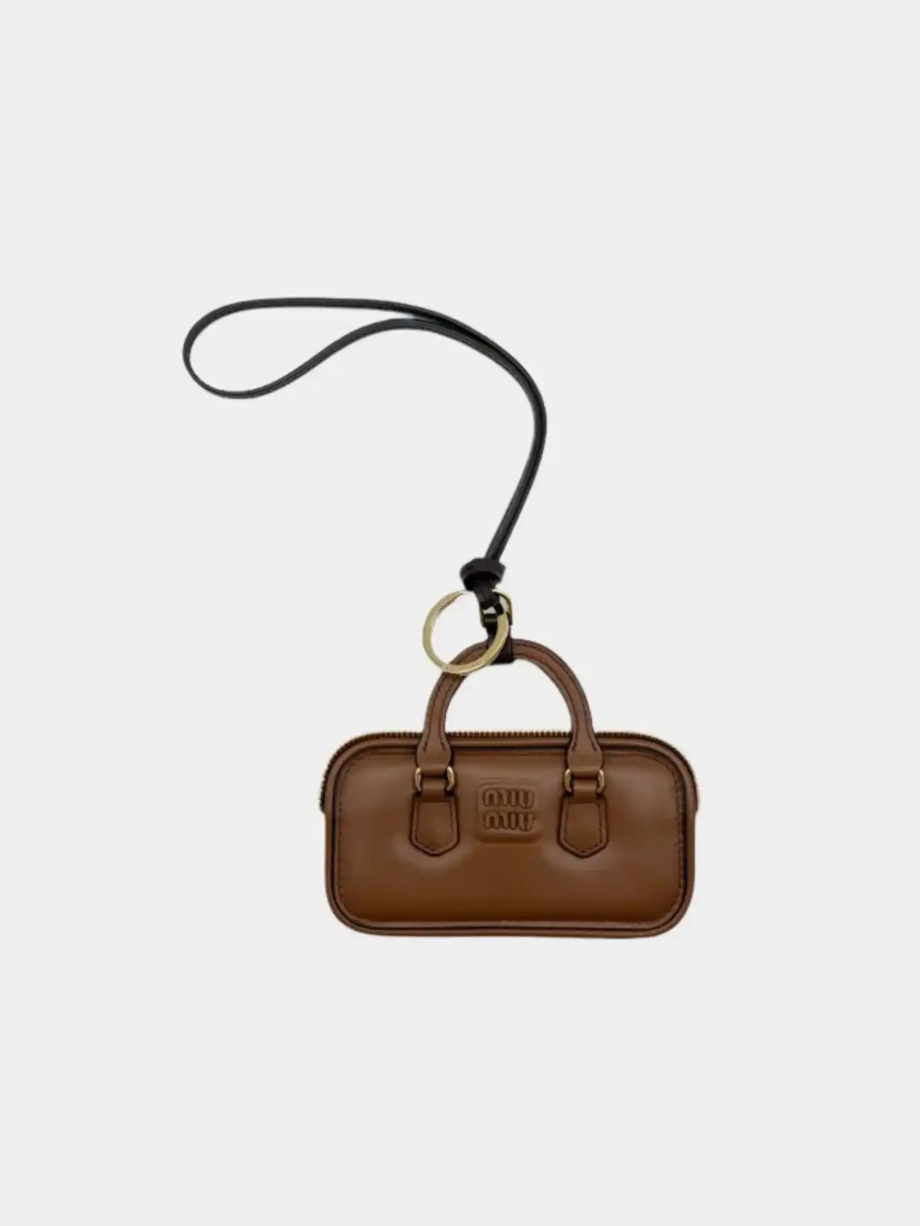 Portachiavi Arcadie In Pelle Cognac