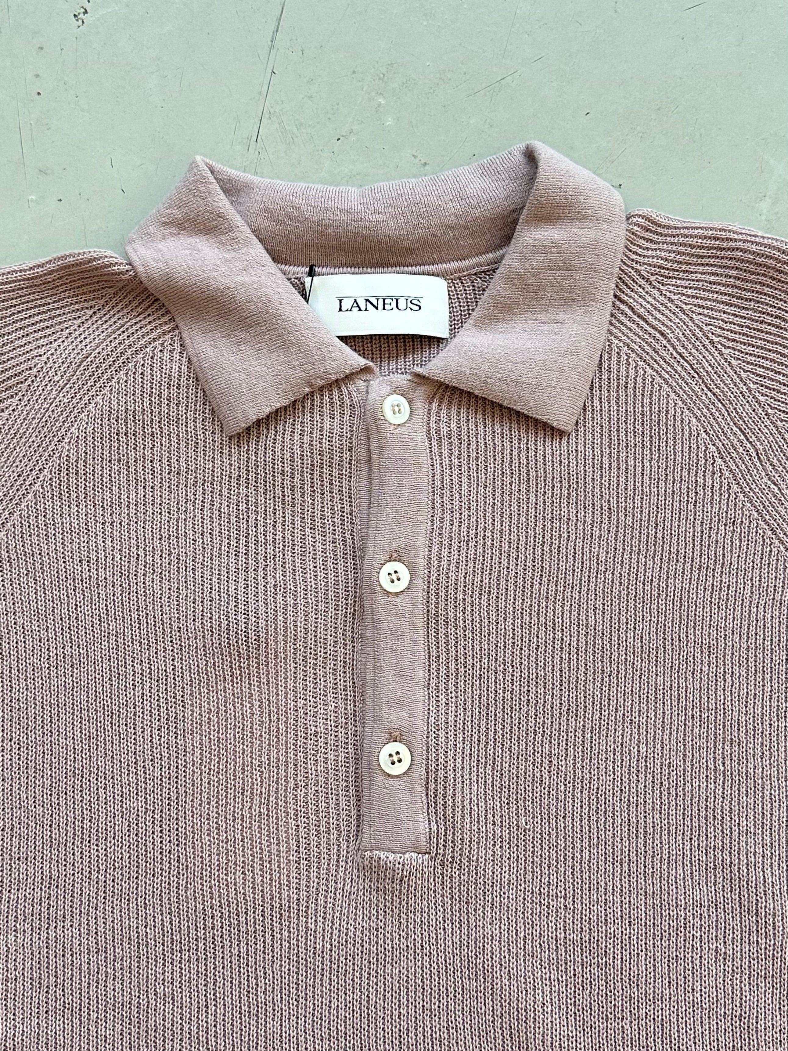 Short-Sleeved Knit Polo