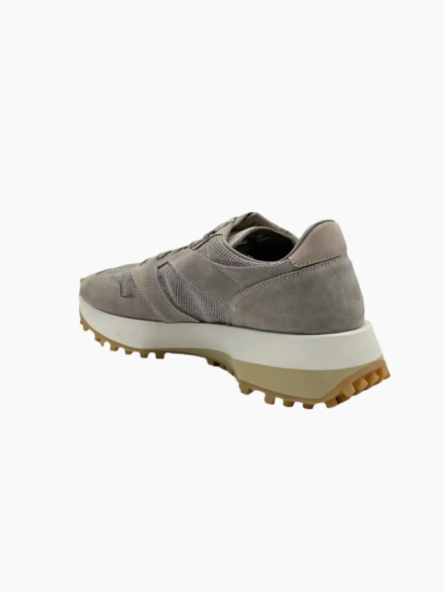 Suede and Mesh Sneakers