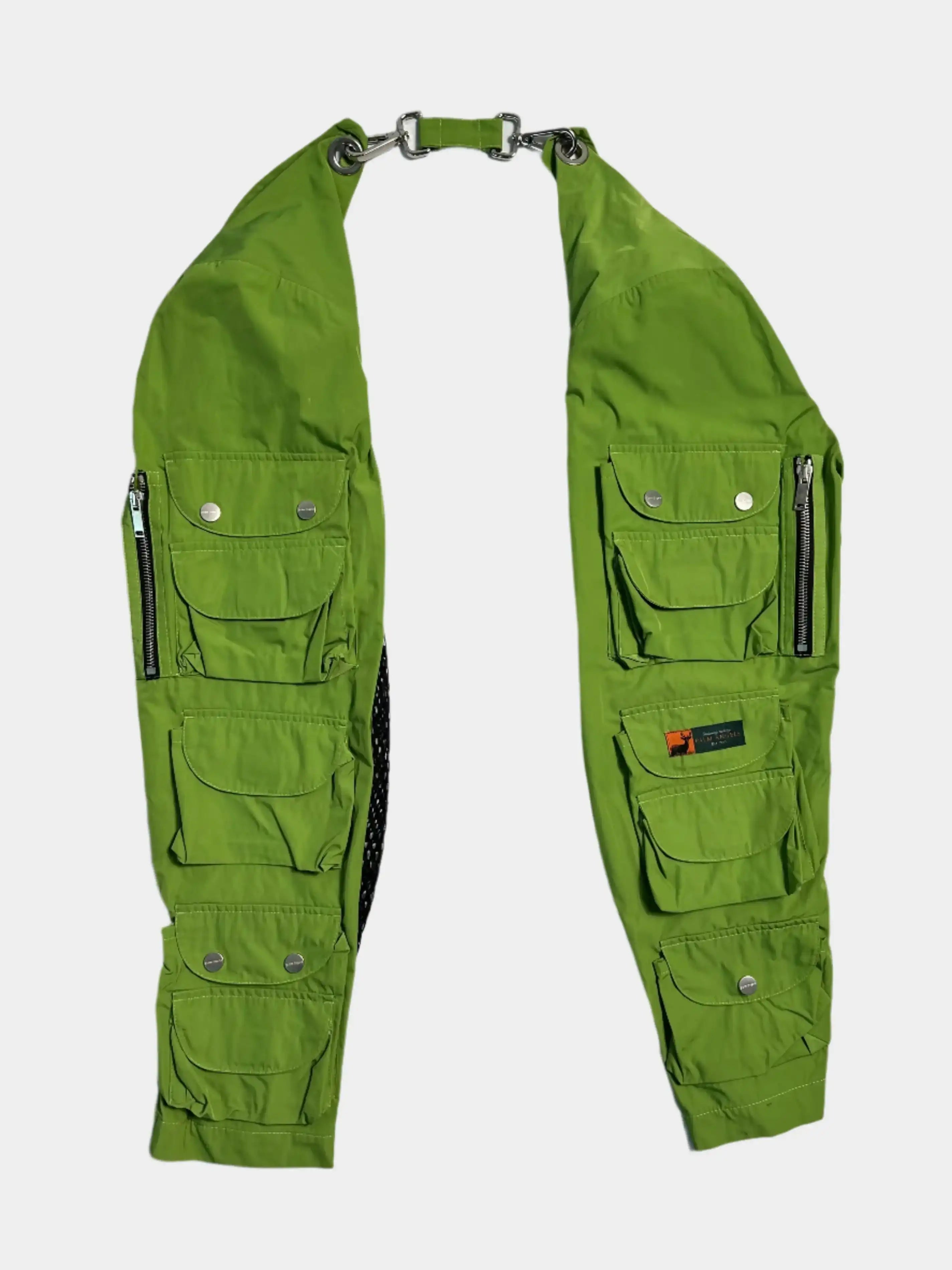 Green Sleeves Attachable With Multi Pockets