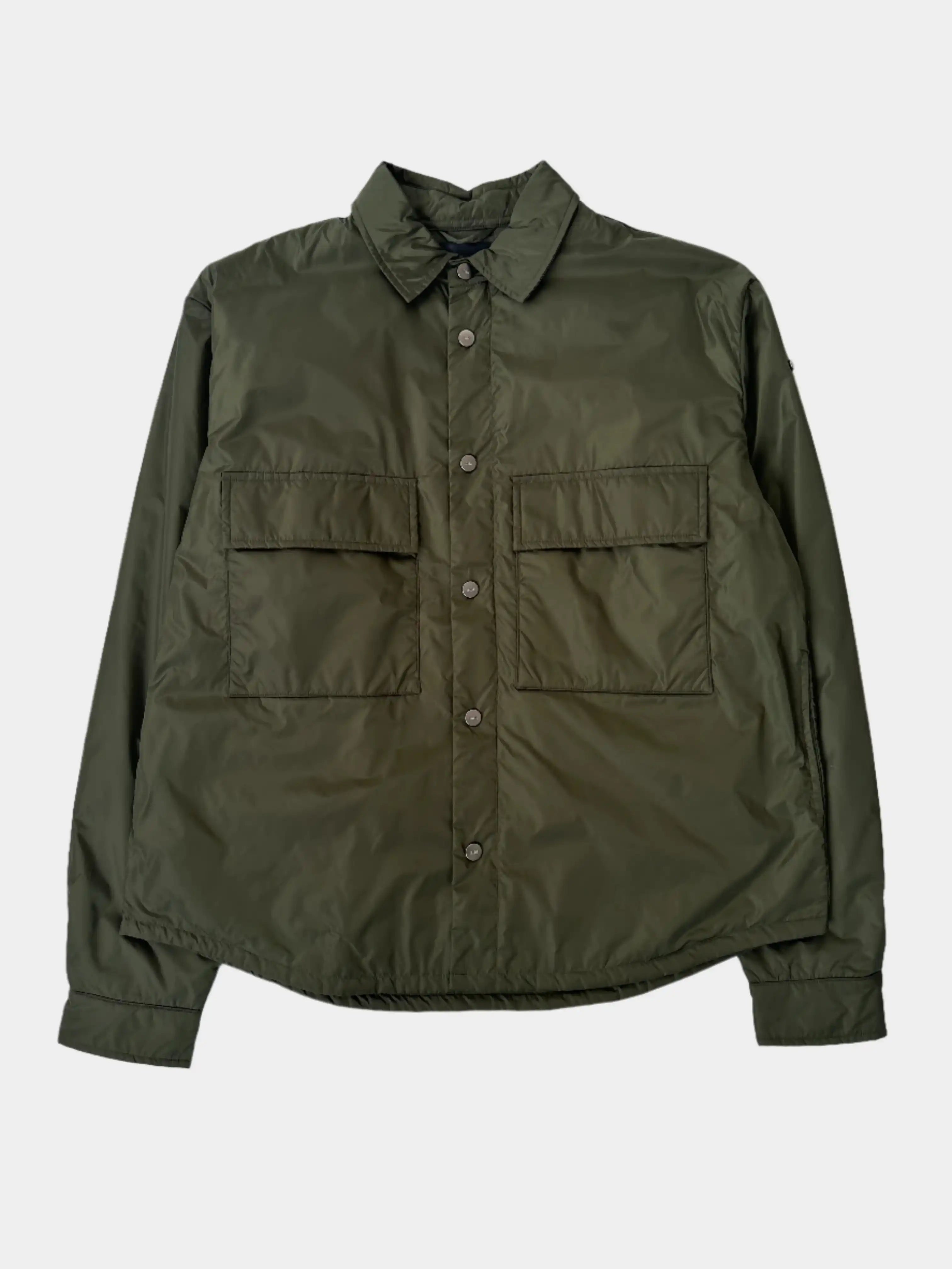 Camicia imbottita verde
