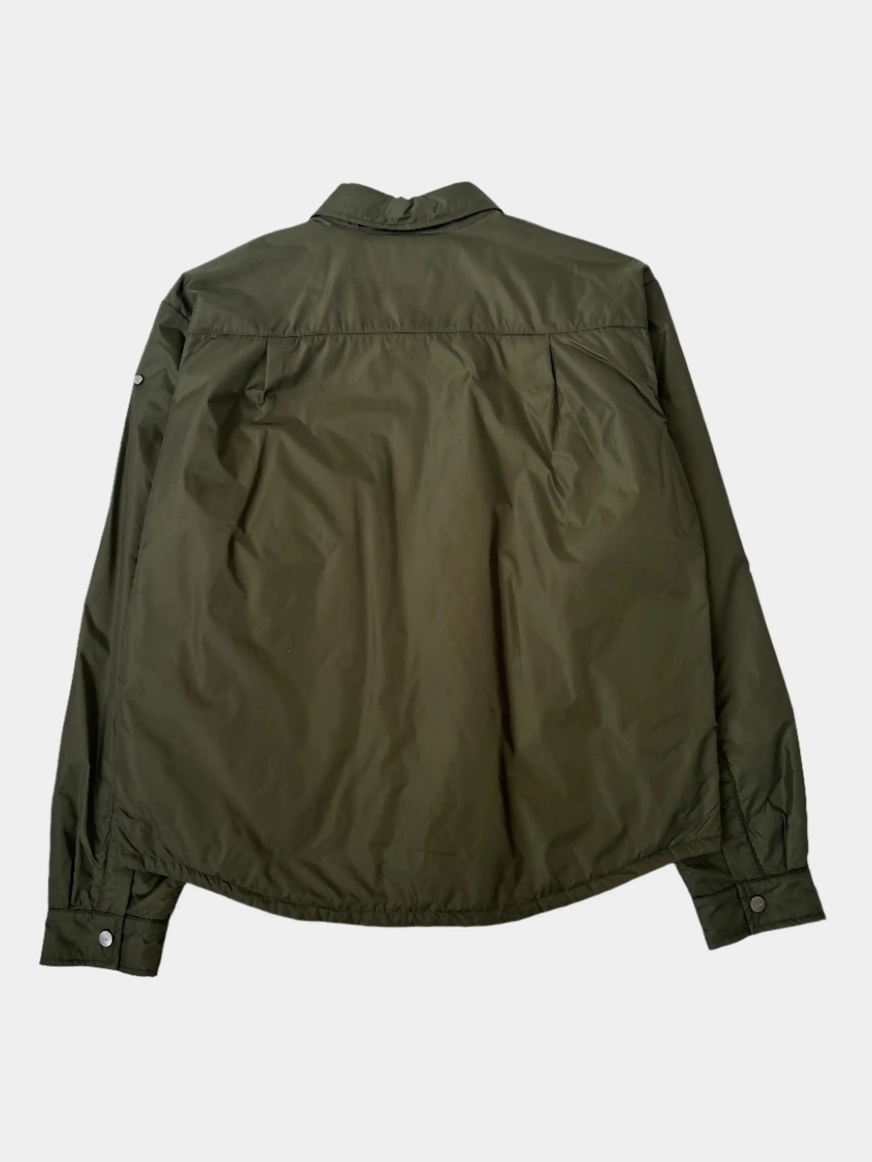 Camicia imbottita verde