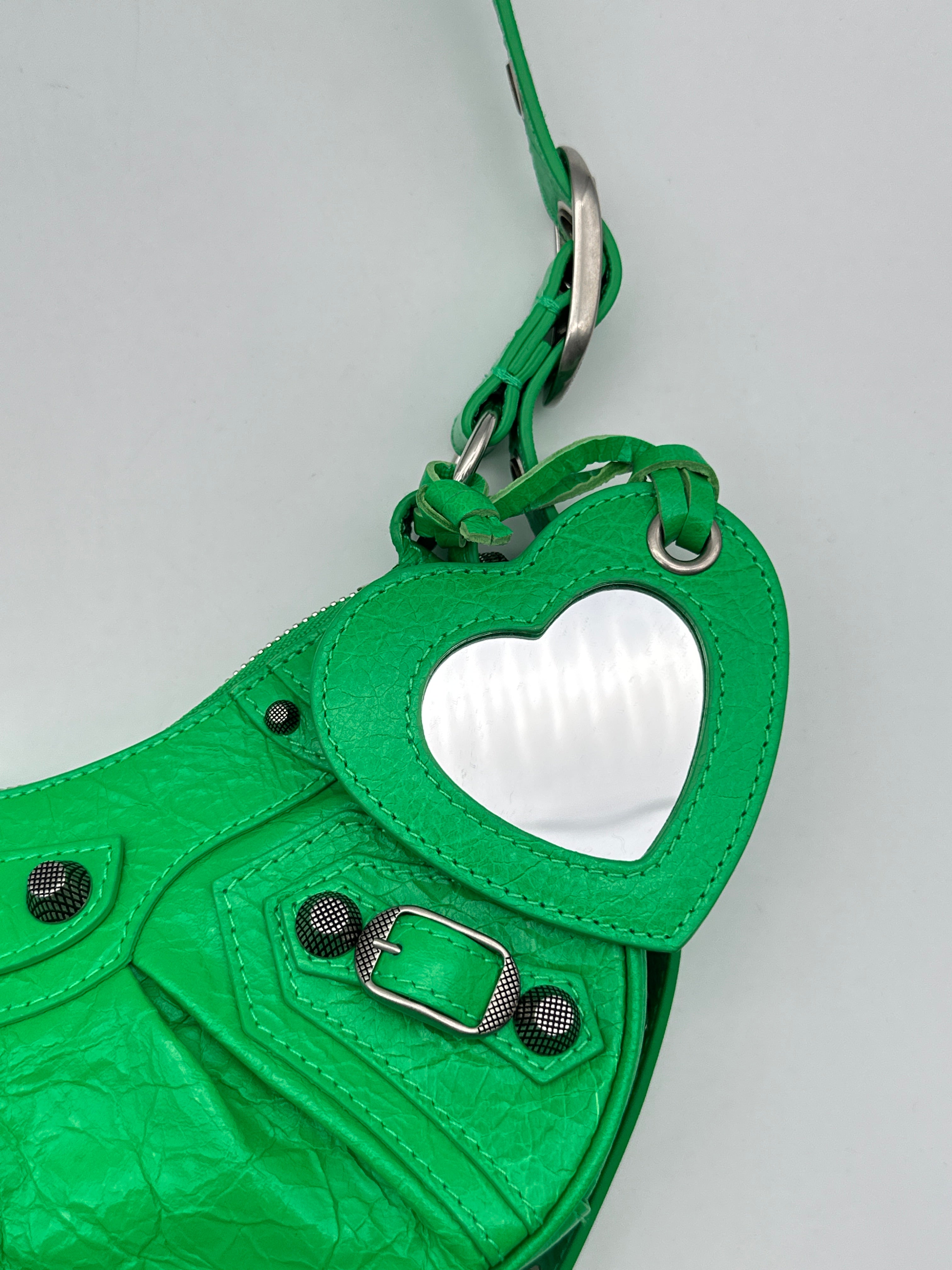 Borsa Le Cagole XS In Pelle Arena Verde