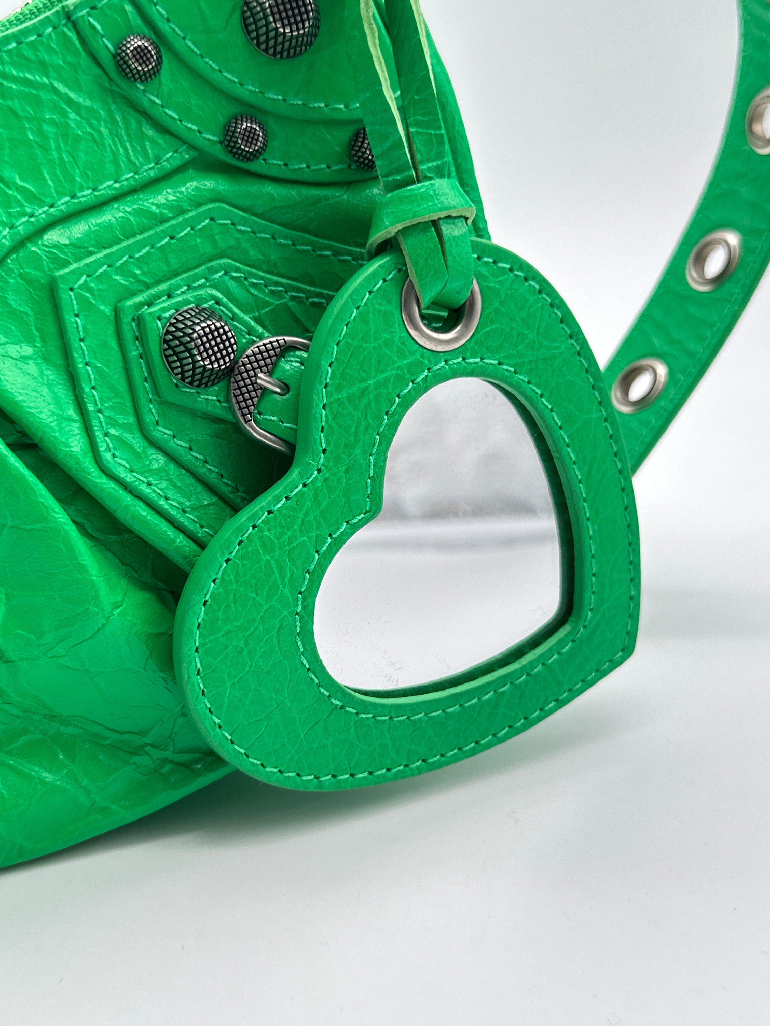 Borsa Le Cagole XS In Pelle Arena Verde