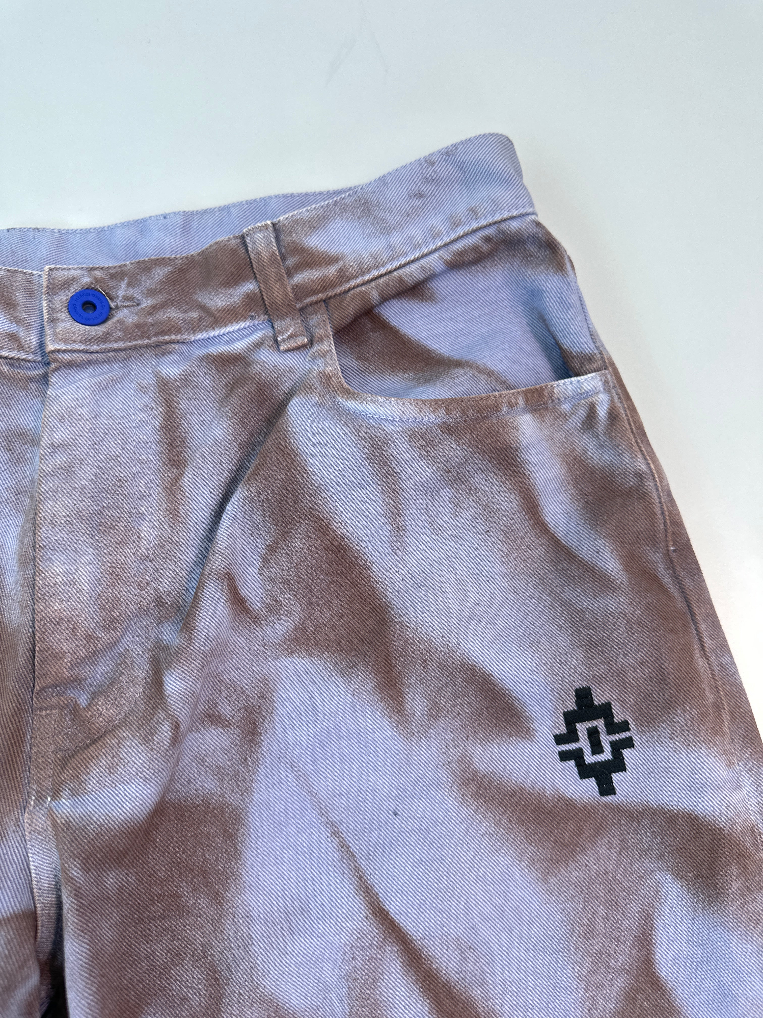 Tie&Dye Light Blue County Of Milan trousers