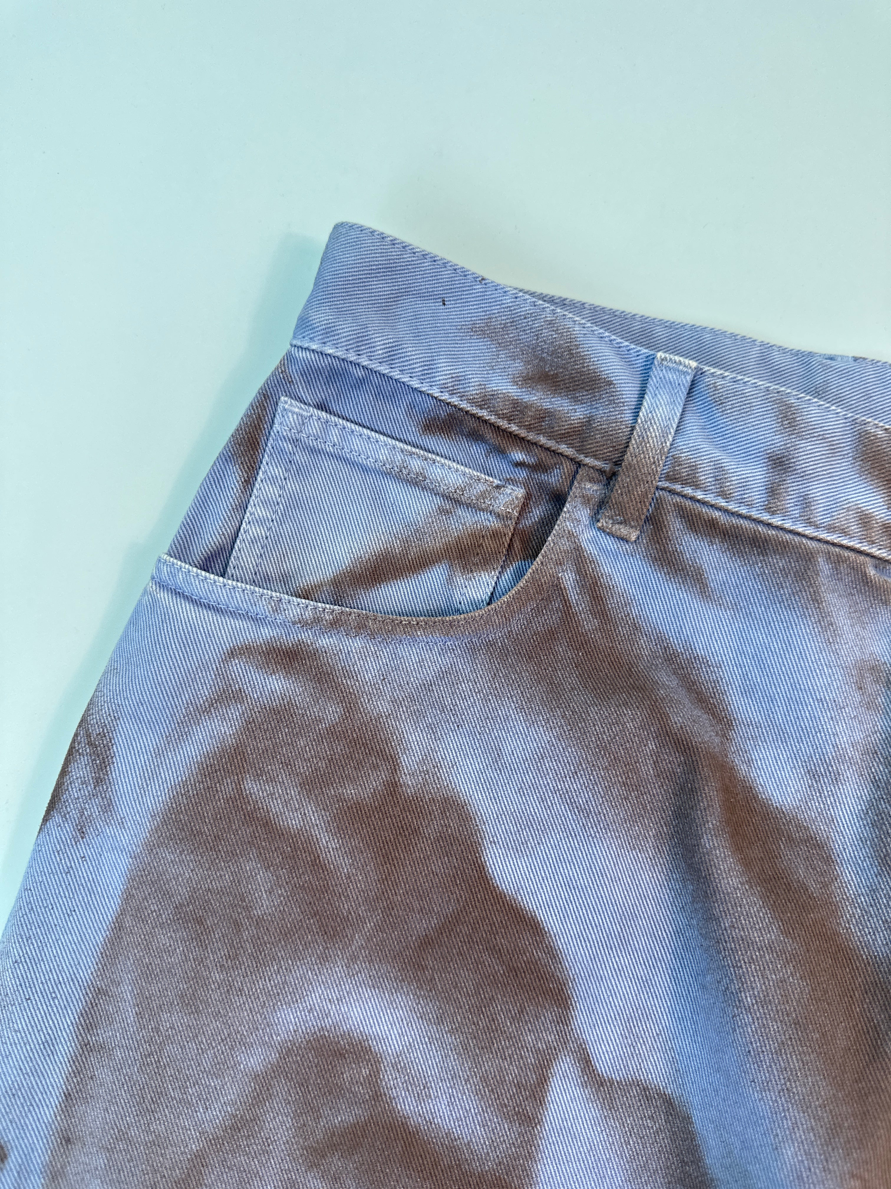 Tie&Dye Light Blue County Of Milan trousers