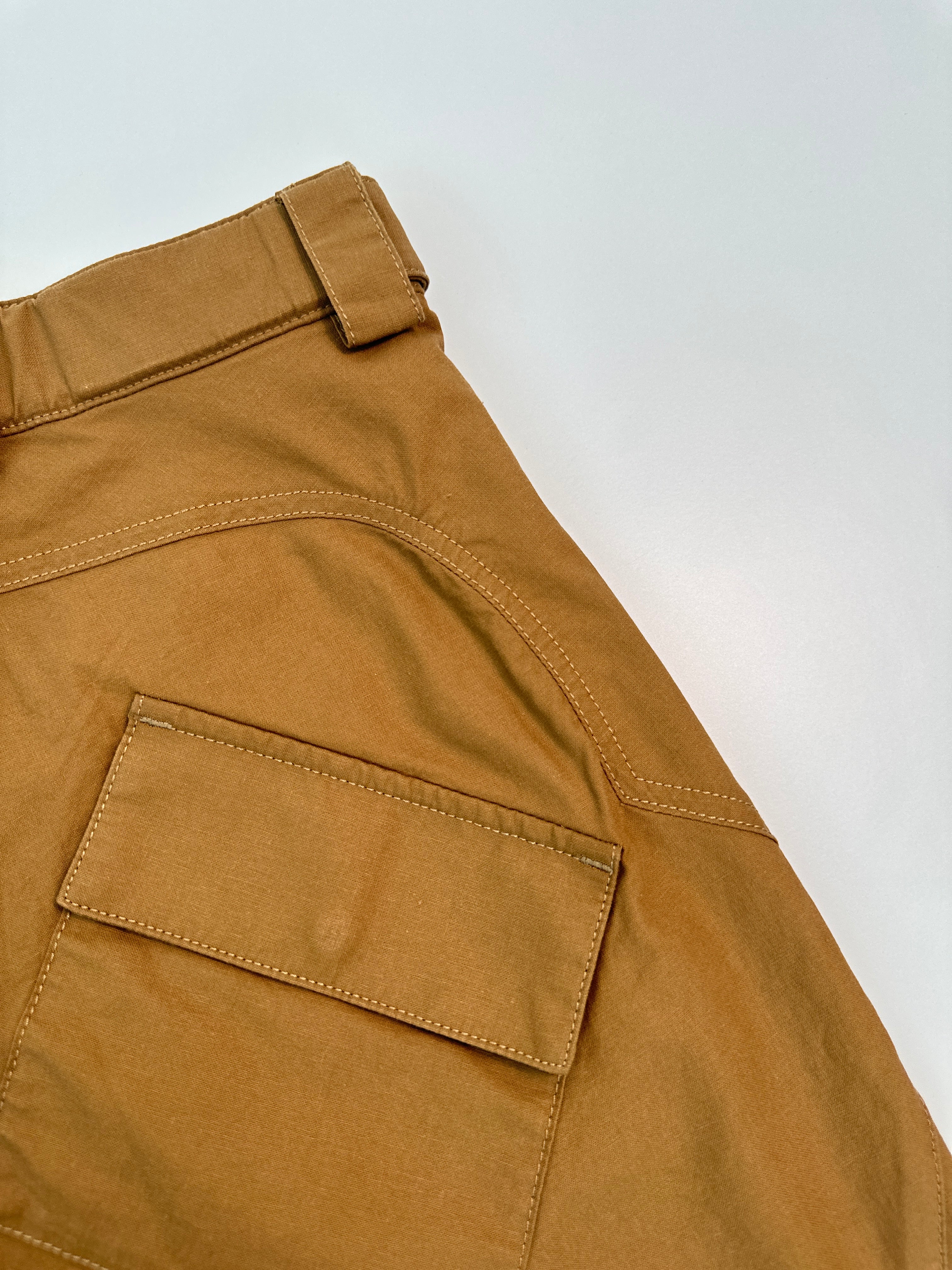 Pantaloncini Cargo County Of Milan Light Brown Con Logo