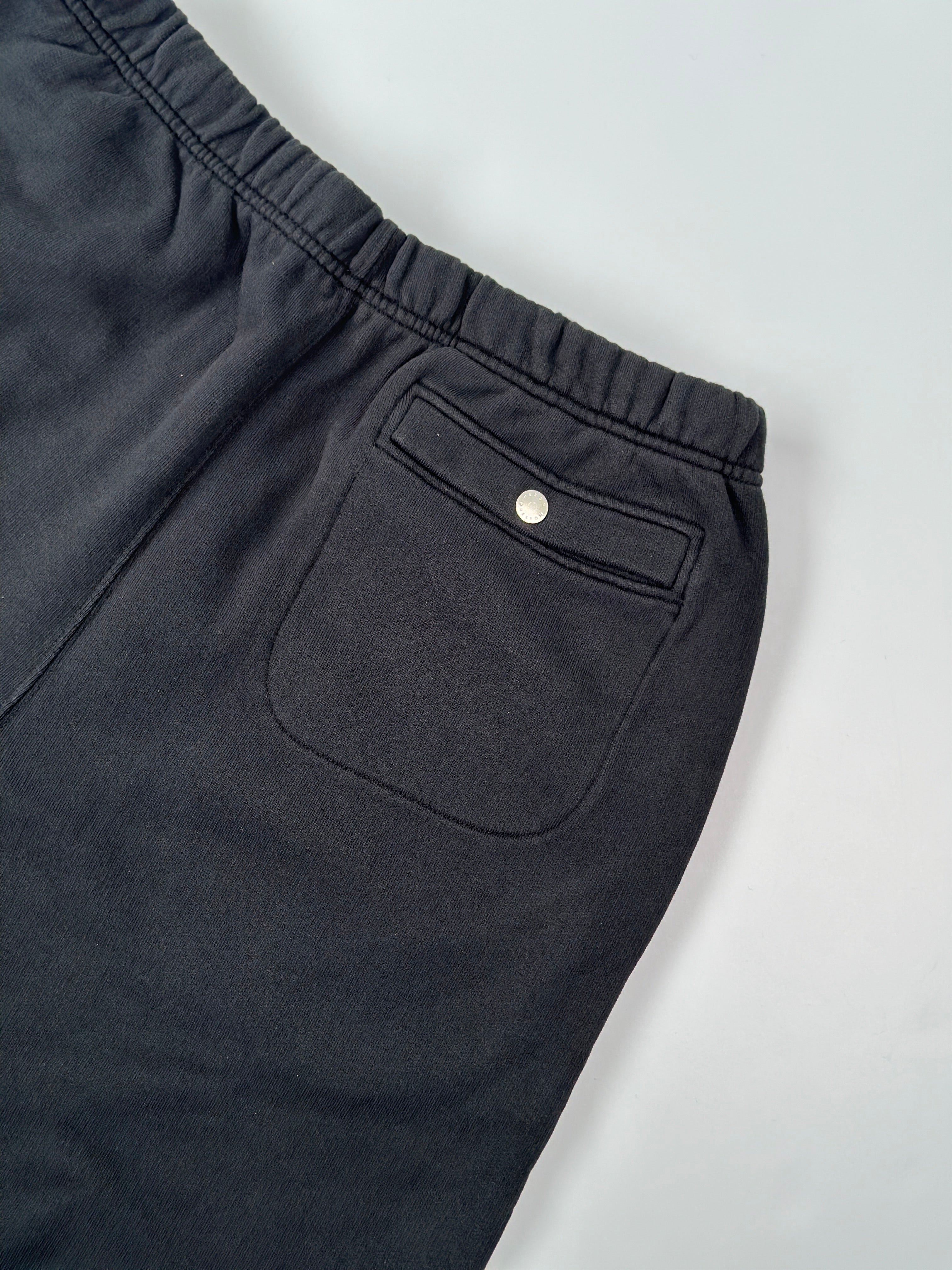 Pantaloncini Logo Patch In Cotone Nero