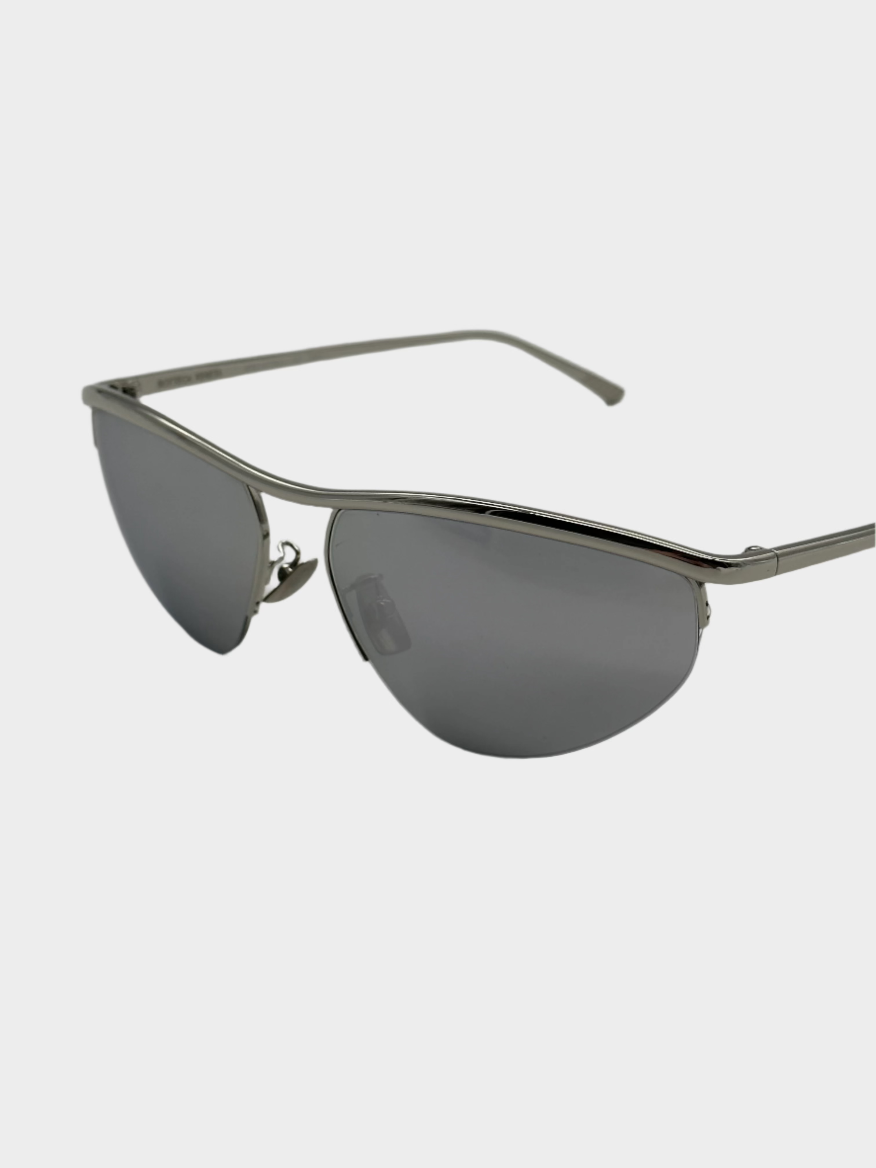 Silver Sunglasses With Logo
