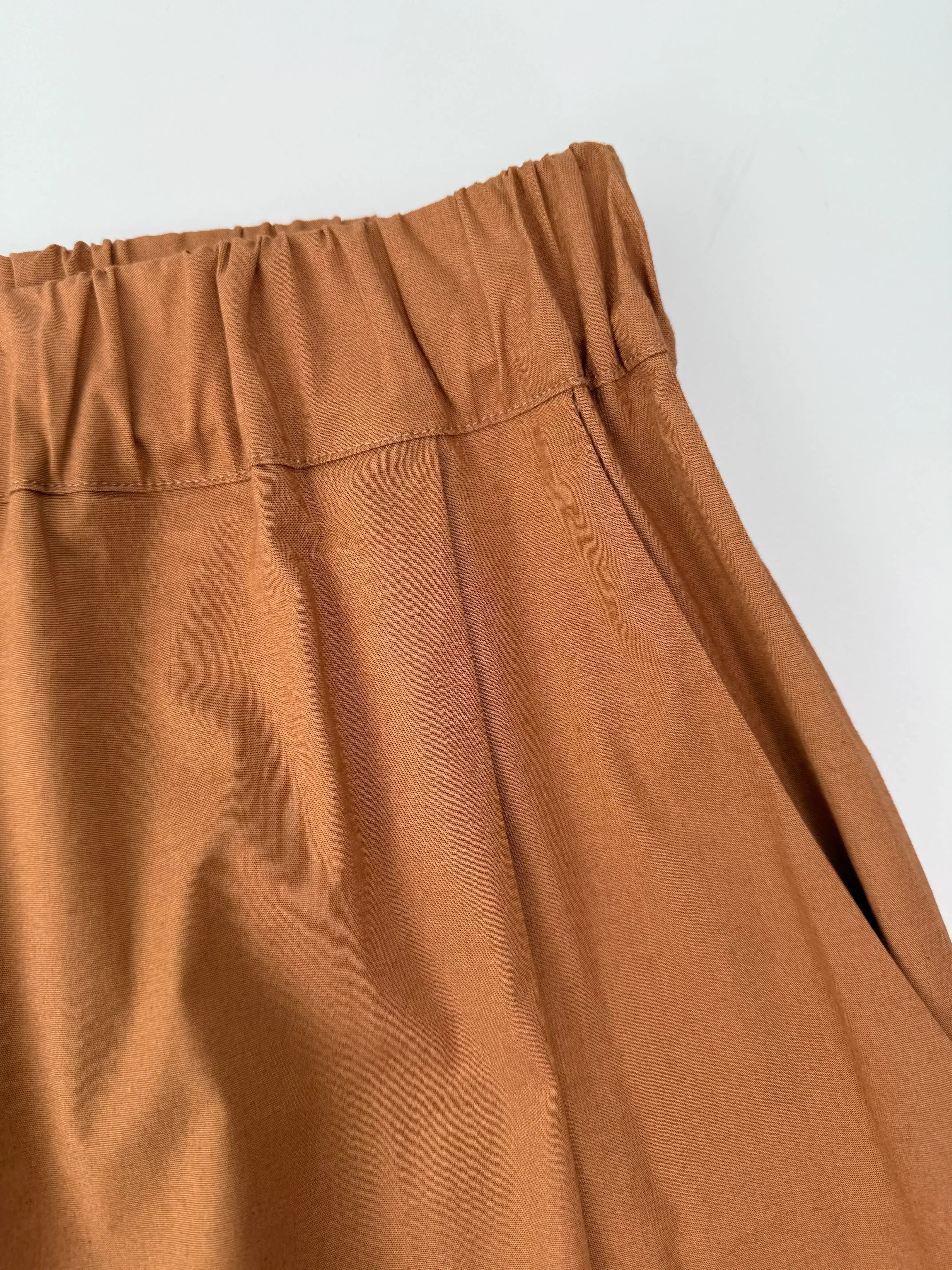 Tobacco Pants In Stretch Cotton