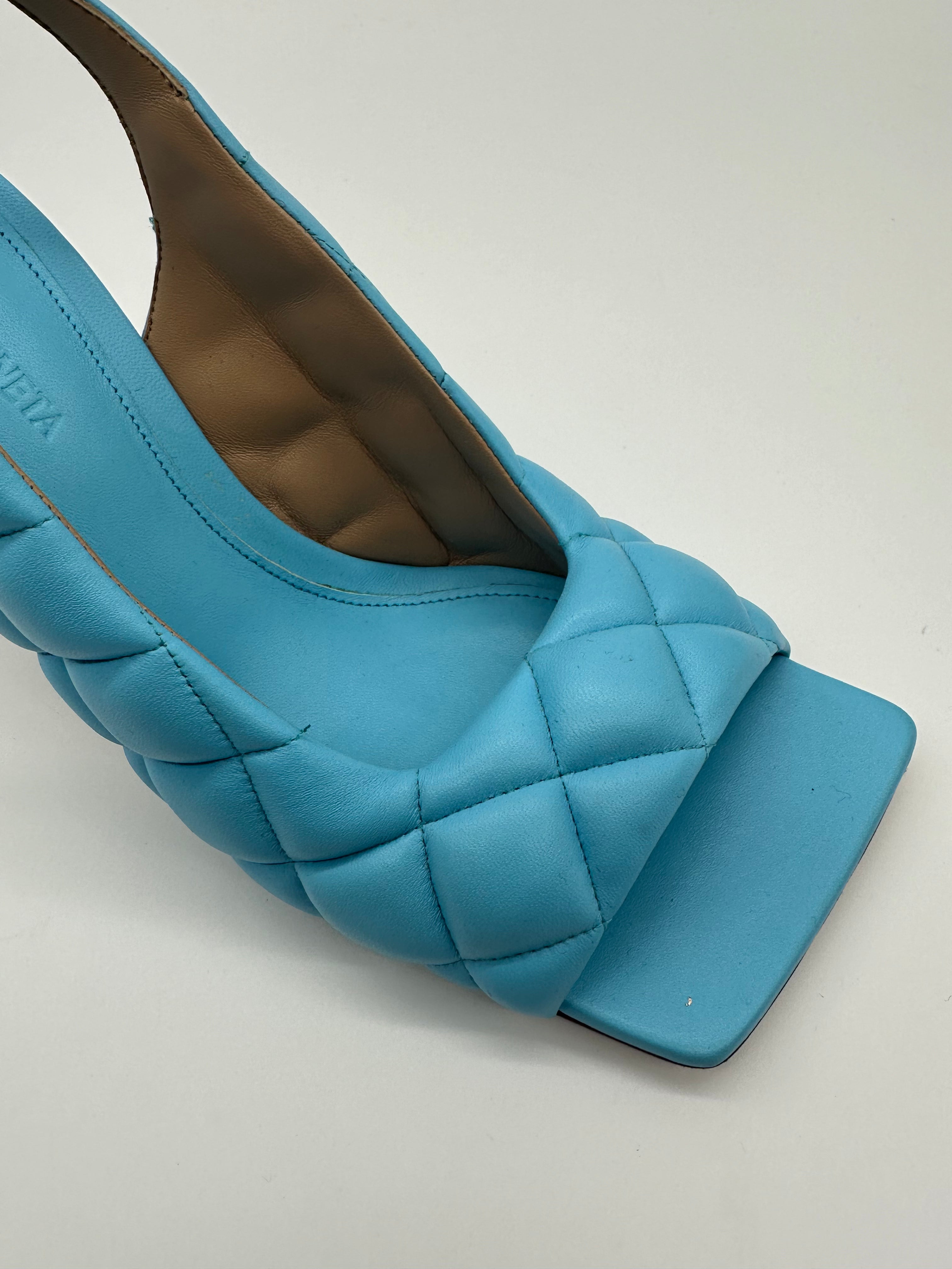 Padded Sandal Nappa Matelass