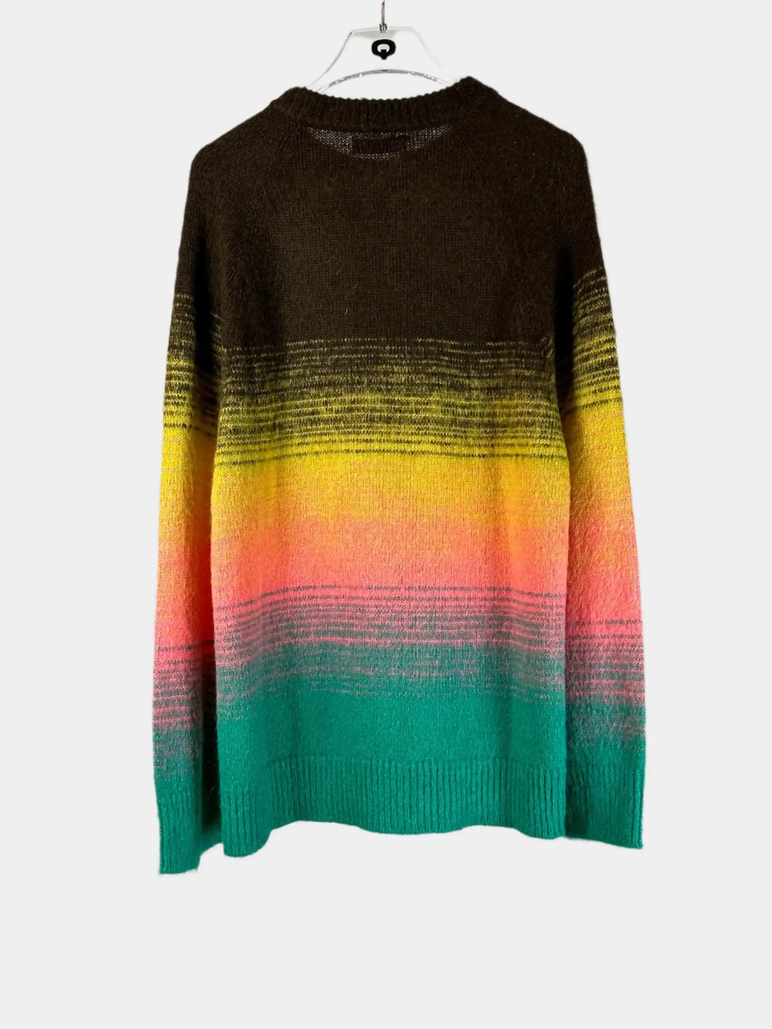 Maglione con Colletto Degradè