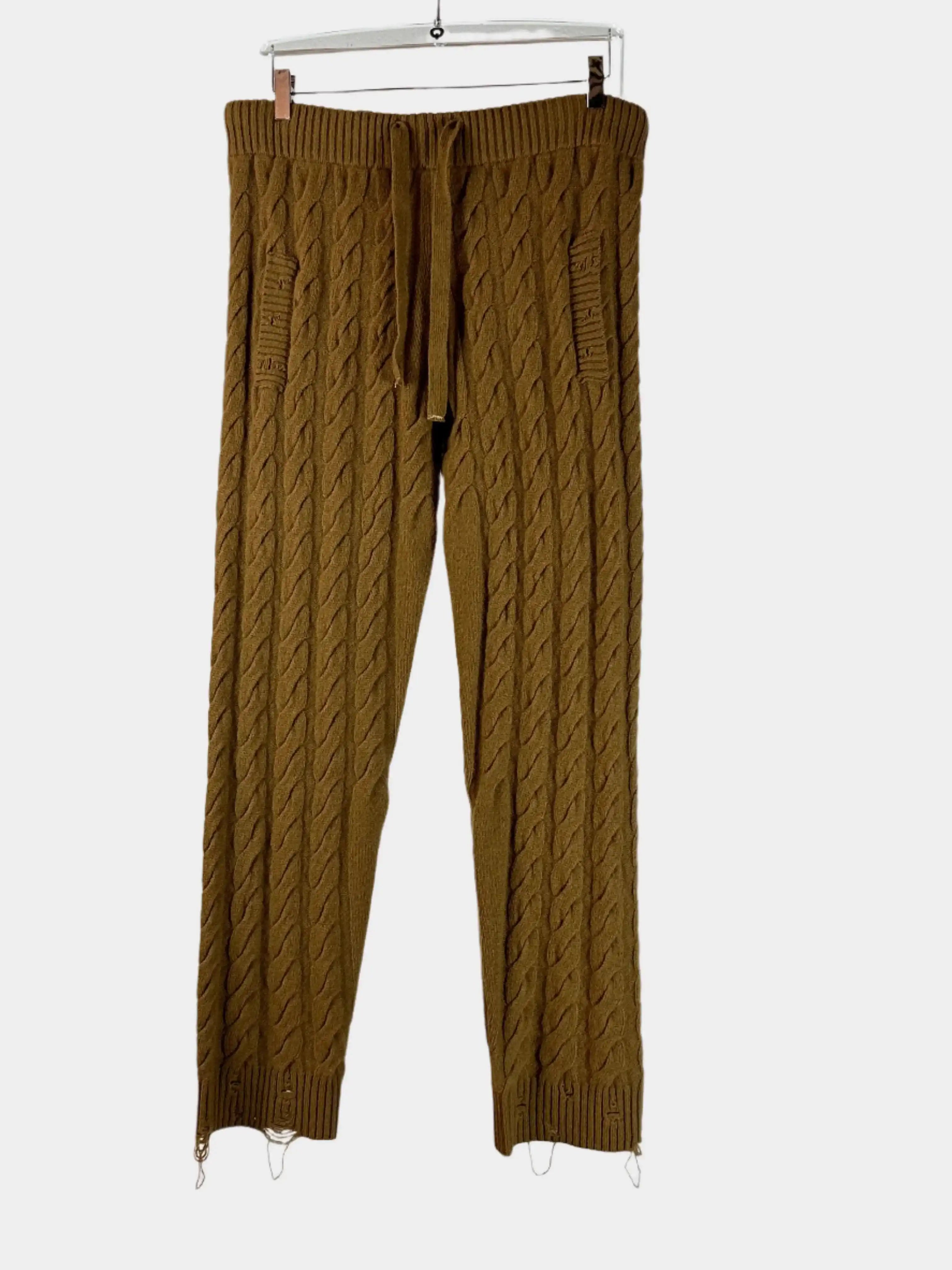 Braided Pants with Waistband
