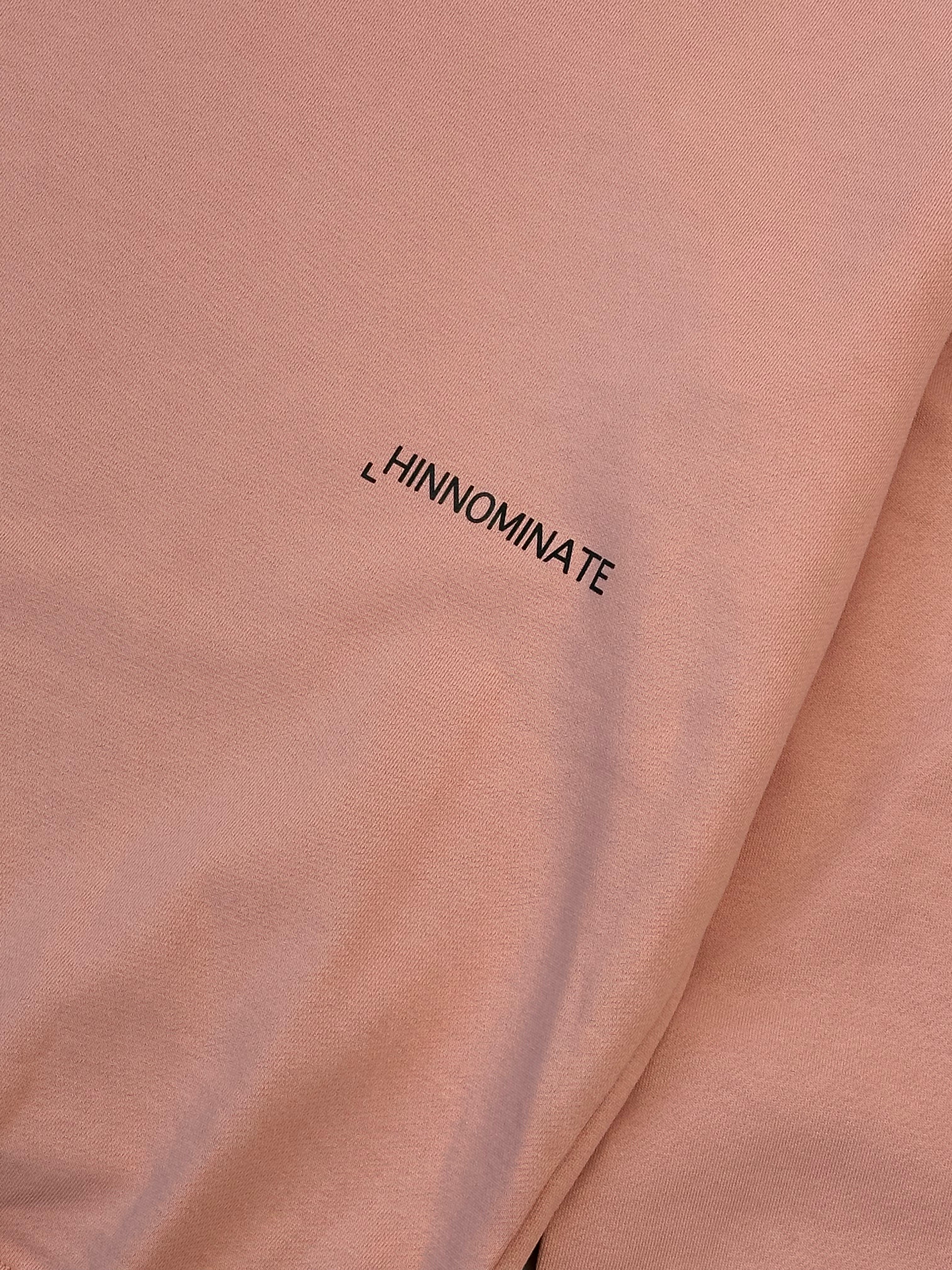 Felpa Girocollo Rosa Con Stampa Frontale