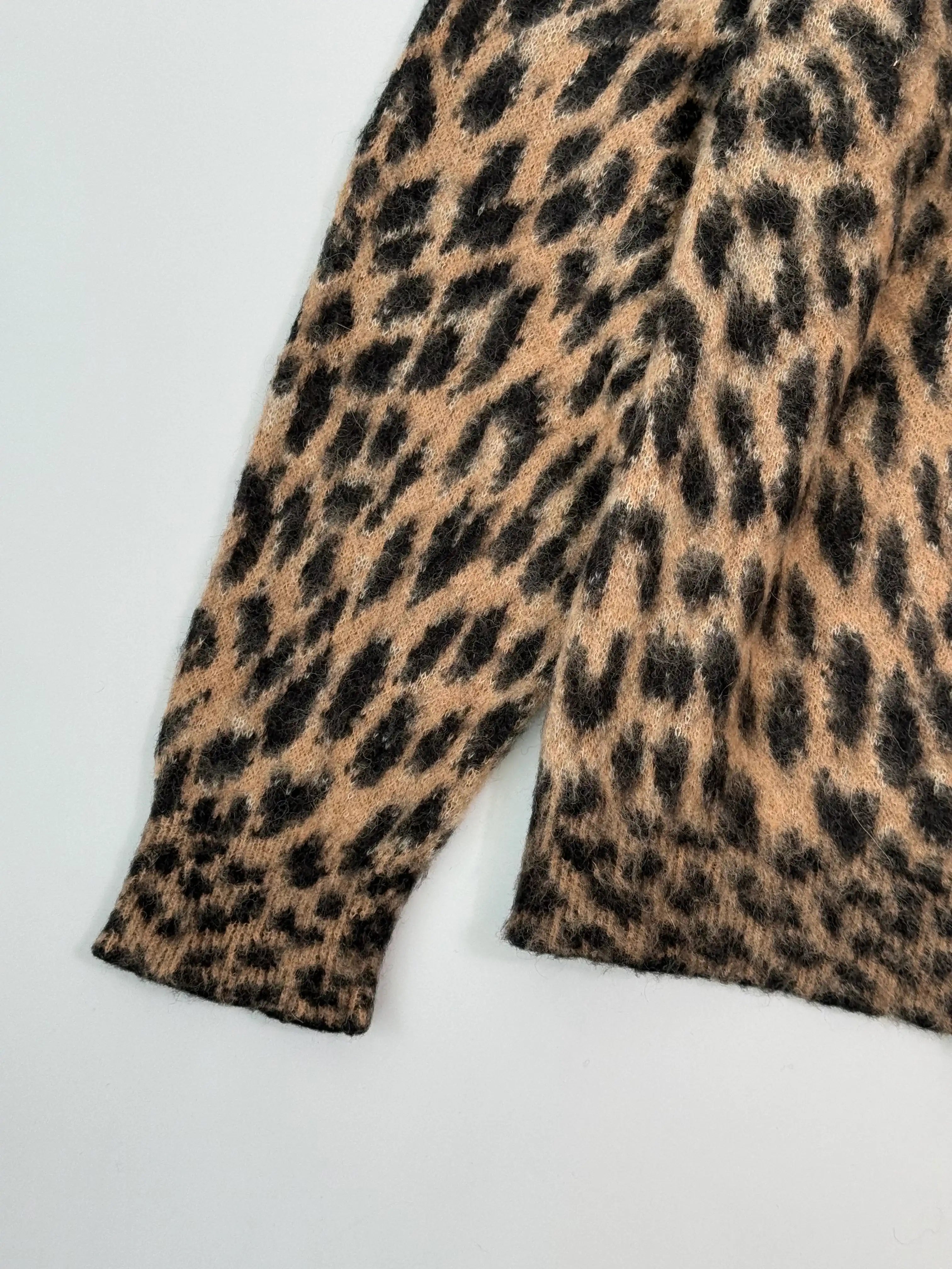 Maglione Leopardato In Maglia Morbida