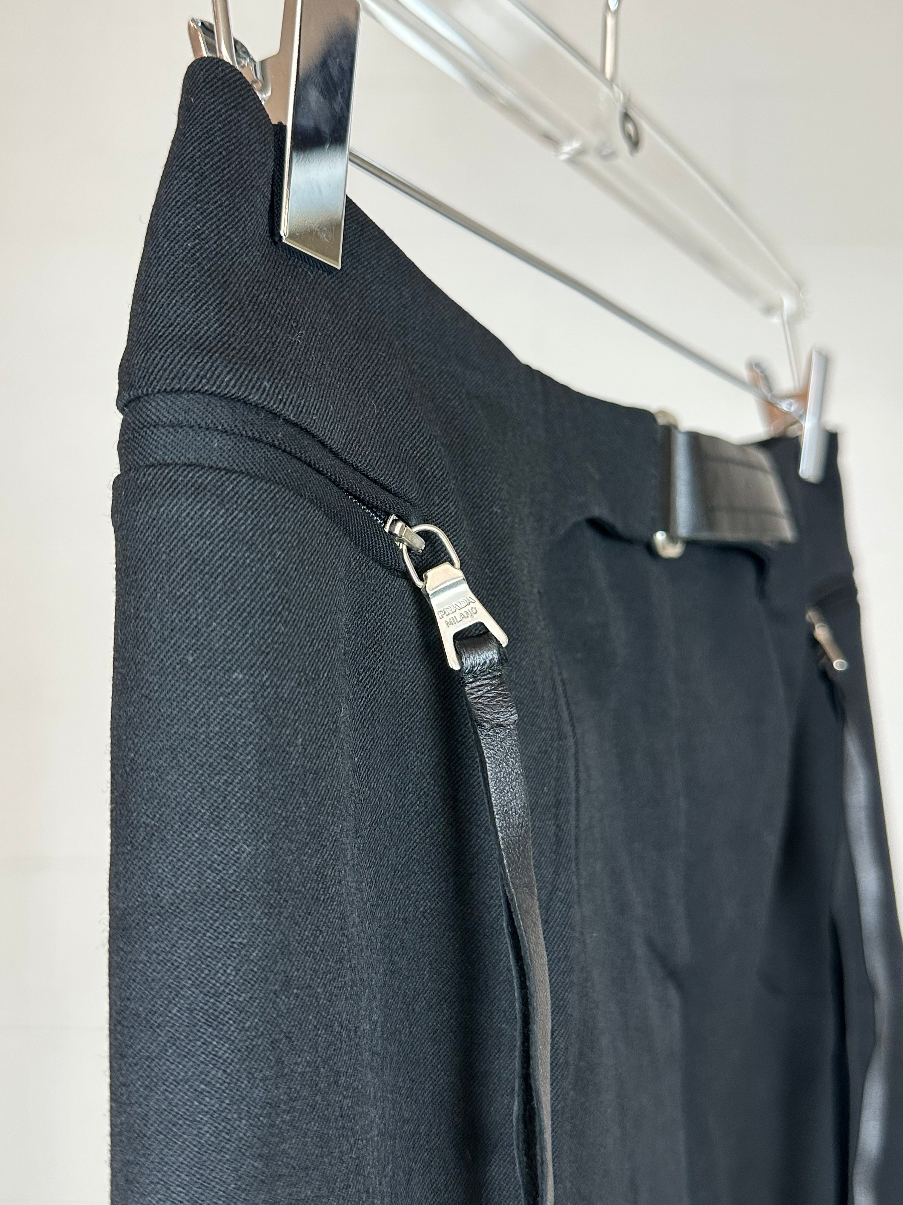 Slim Trousers with Inserts