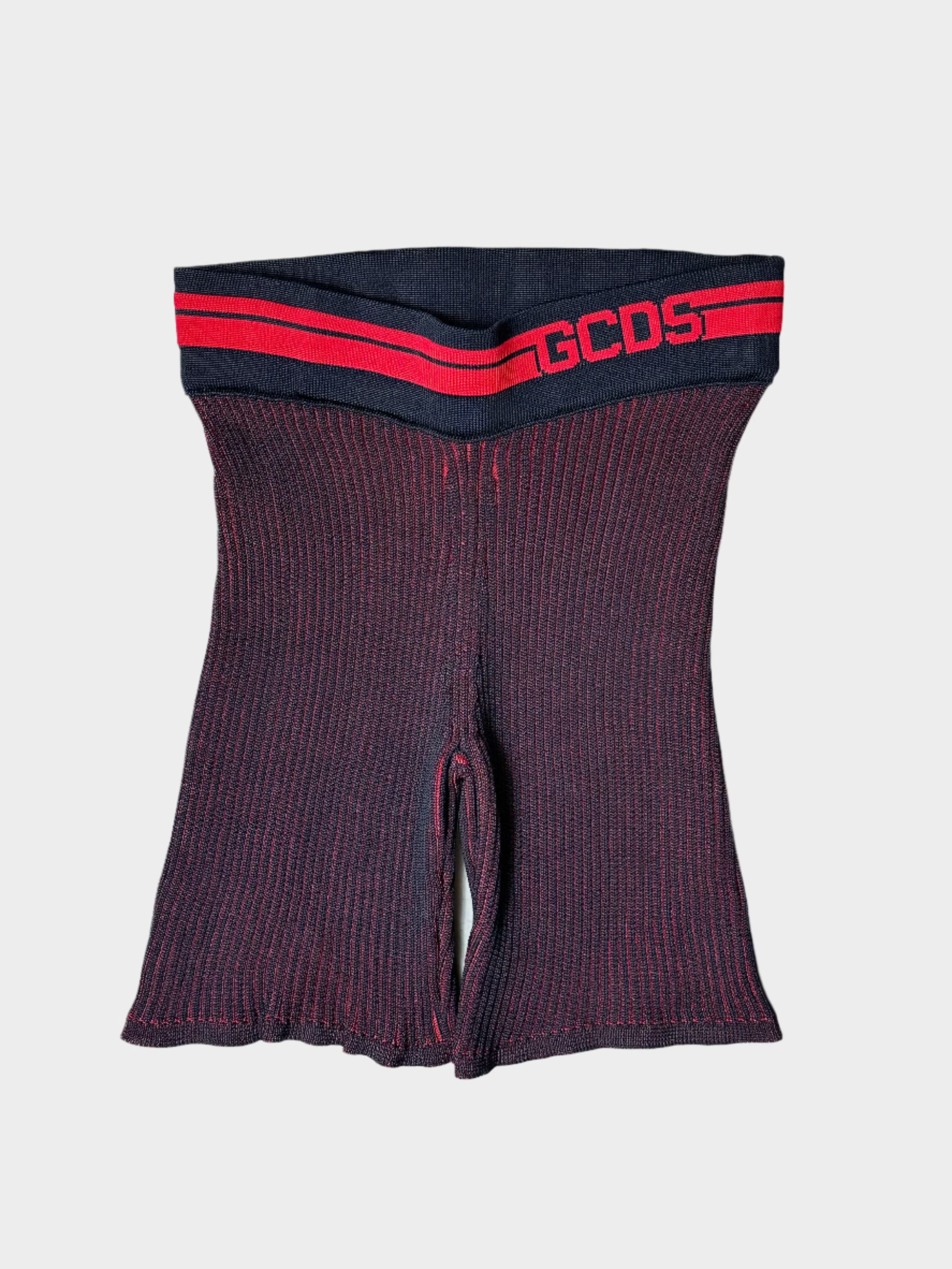 Two-tone Ribbed Shorts