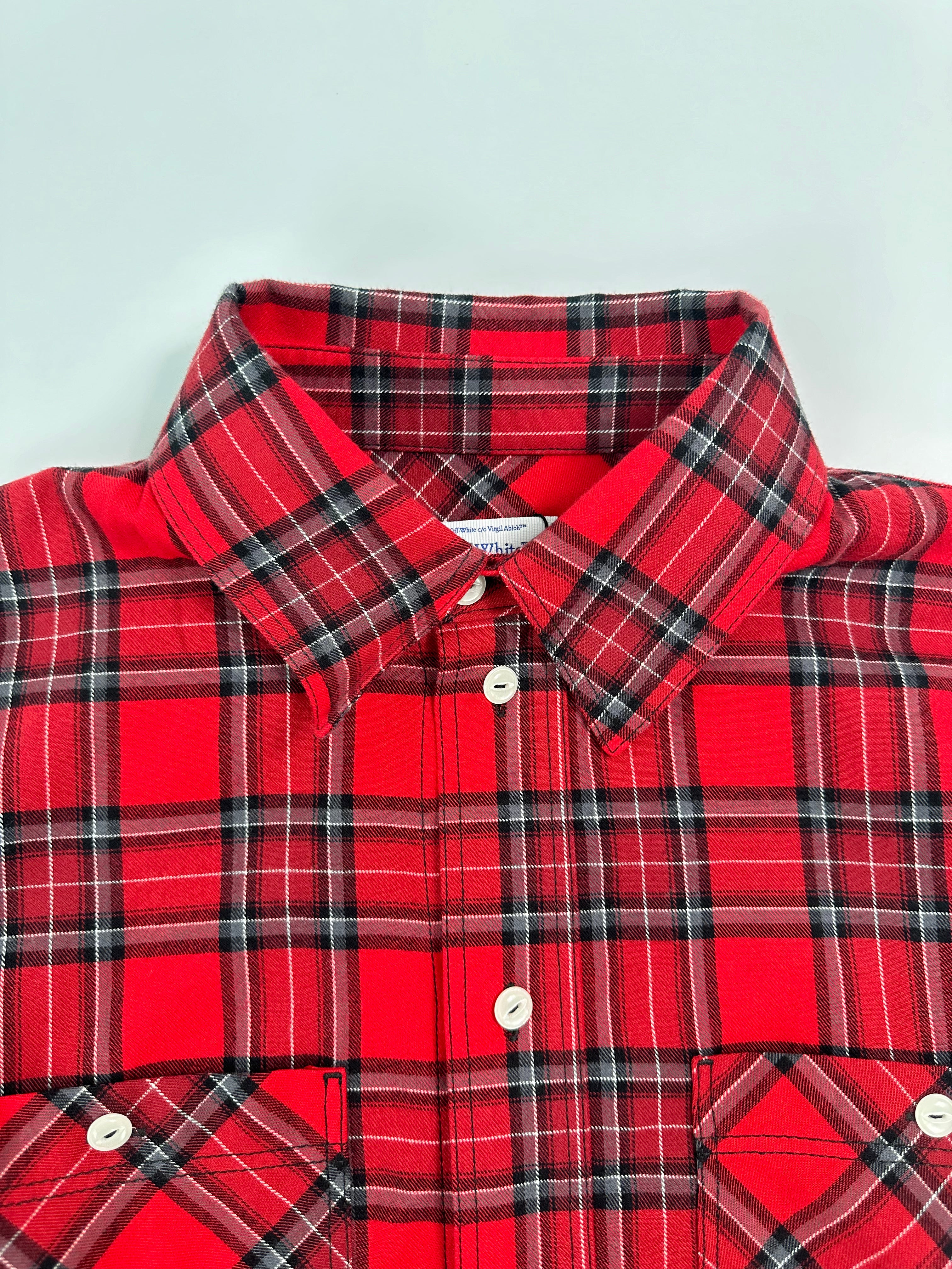Camicia A Quadri Rossa
