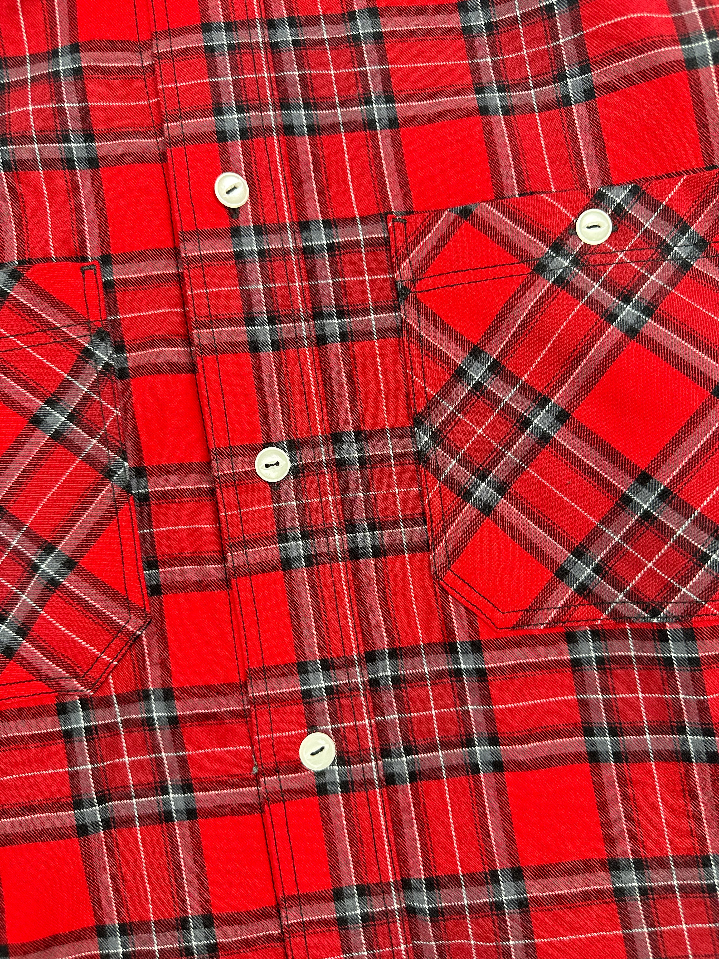 Camicia A Quadri Rossa